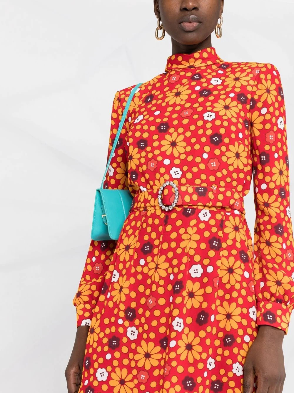floral-print minidress - 5
