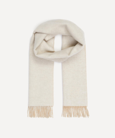 Loewe Bicolour Wool and Cashmere Blend Scarf outlook