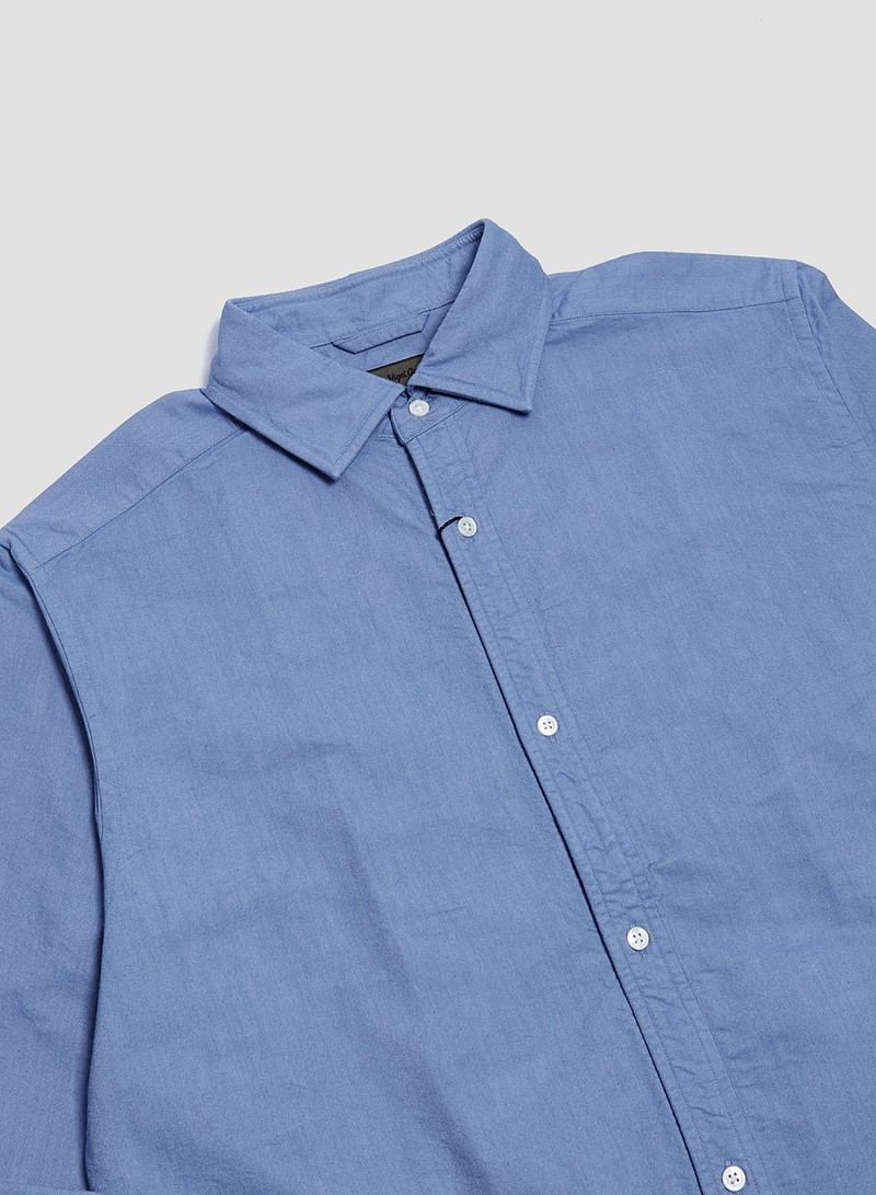 British Officers Shirt in Sax 7