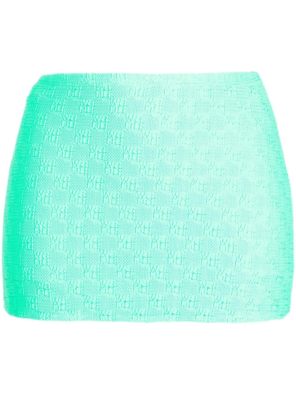 monogram-pattern mini shorts - 1