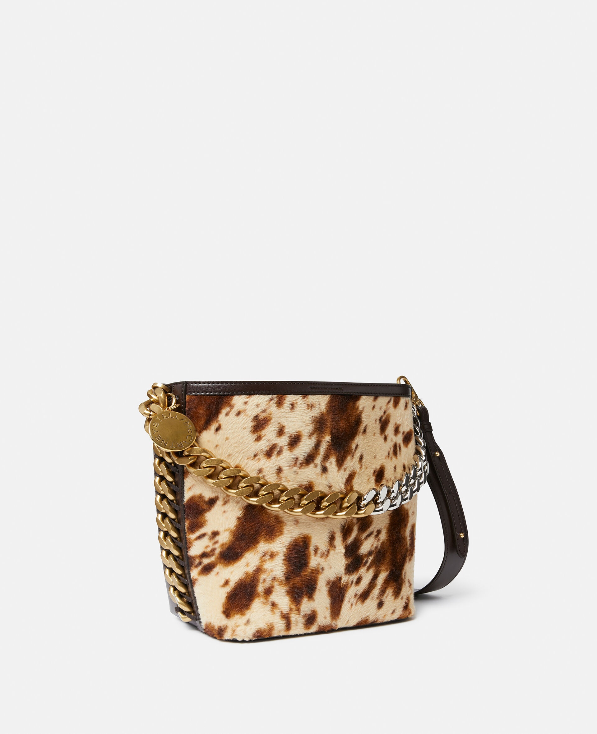 Frayme Appaloosa Print Velvet Bucket Bag - 2