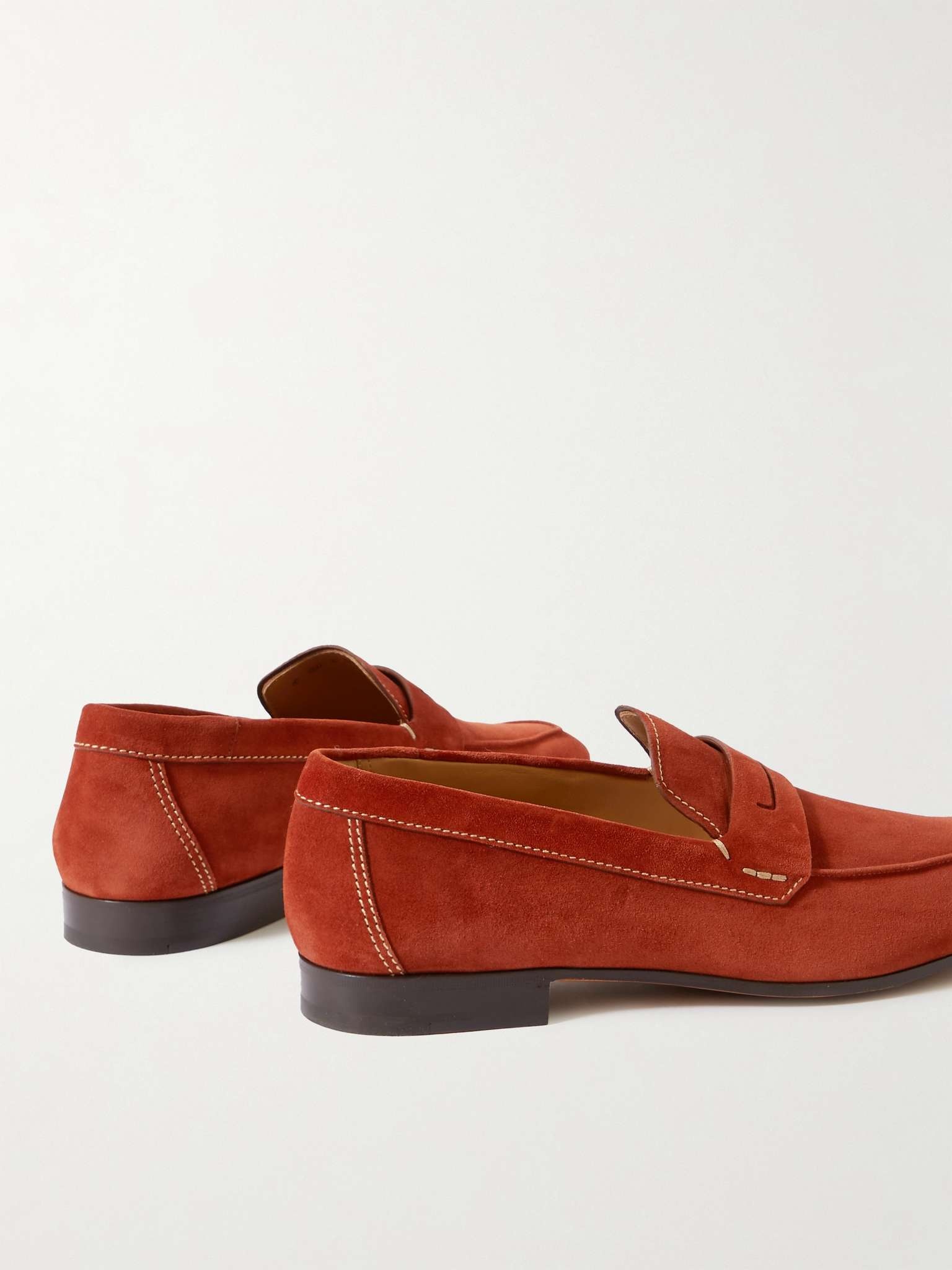 Lorenzo Suede Penny Loafers - 5