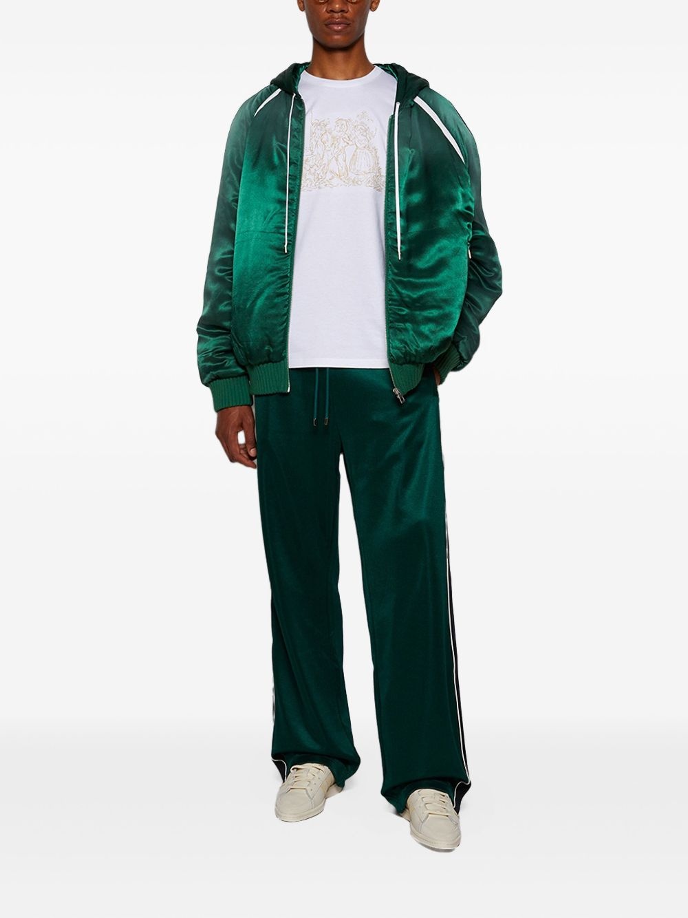 zip-up track jacket - 2