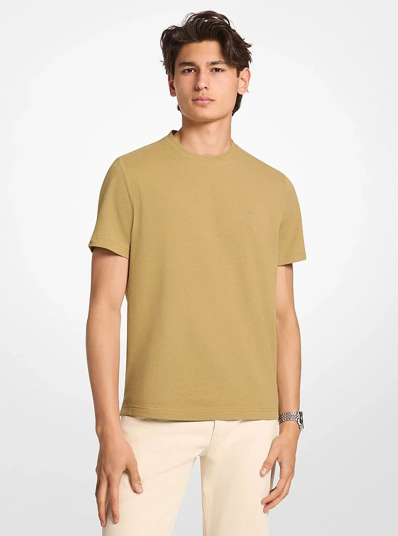 Cotton Piqué T-Shirt - 1