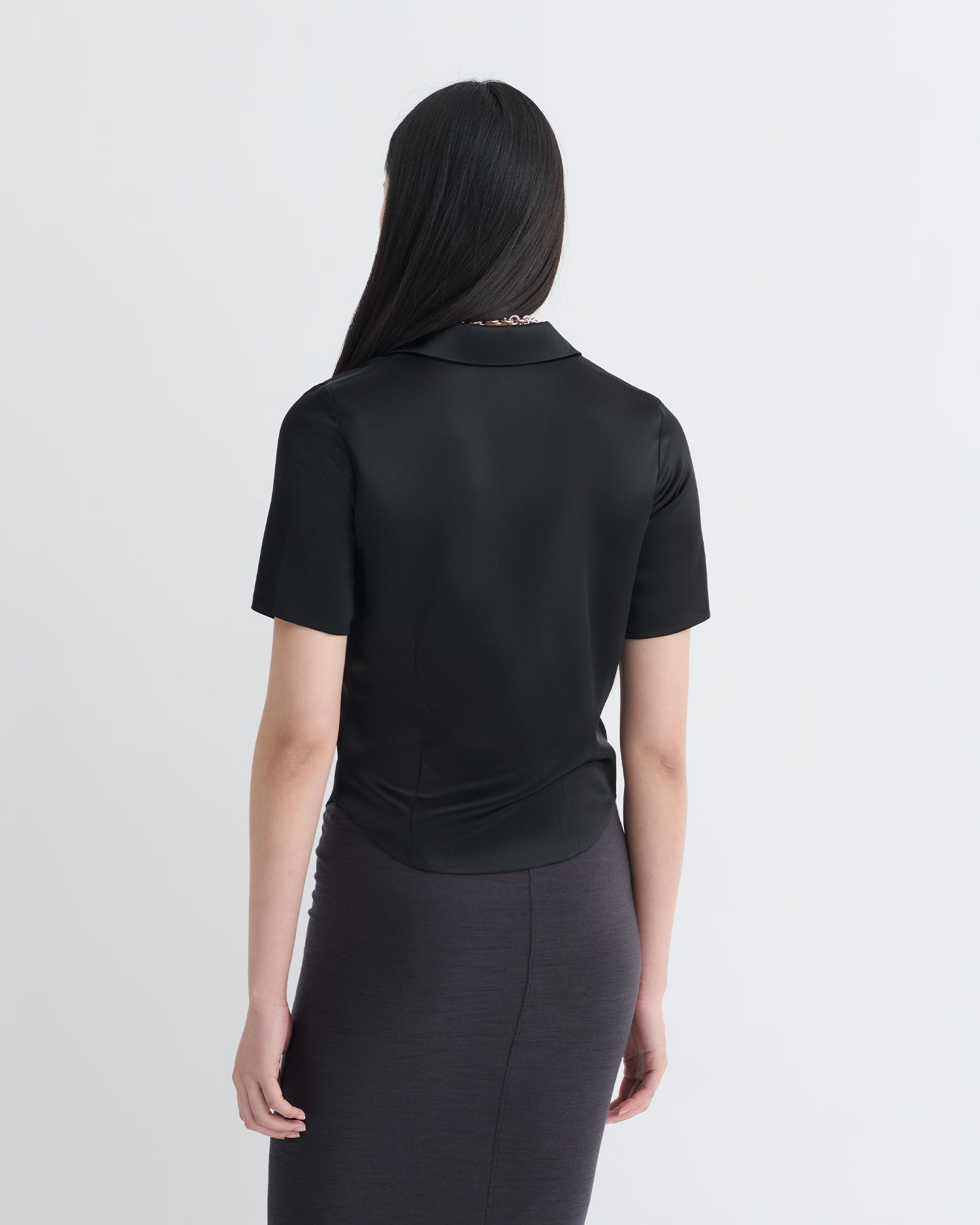 Slip Satin Shirt - 3