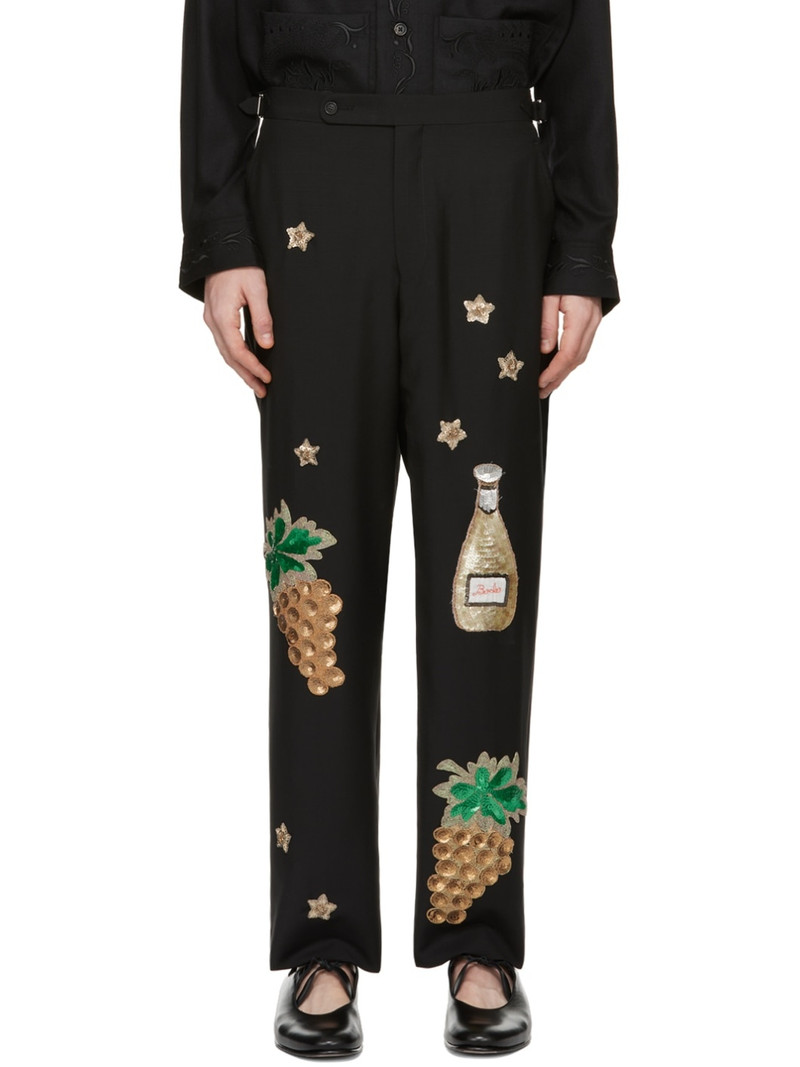 Black Arbane Trousers - 1