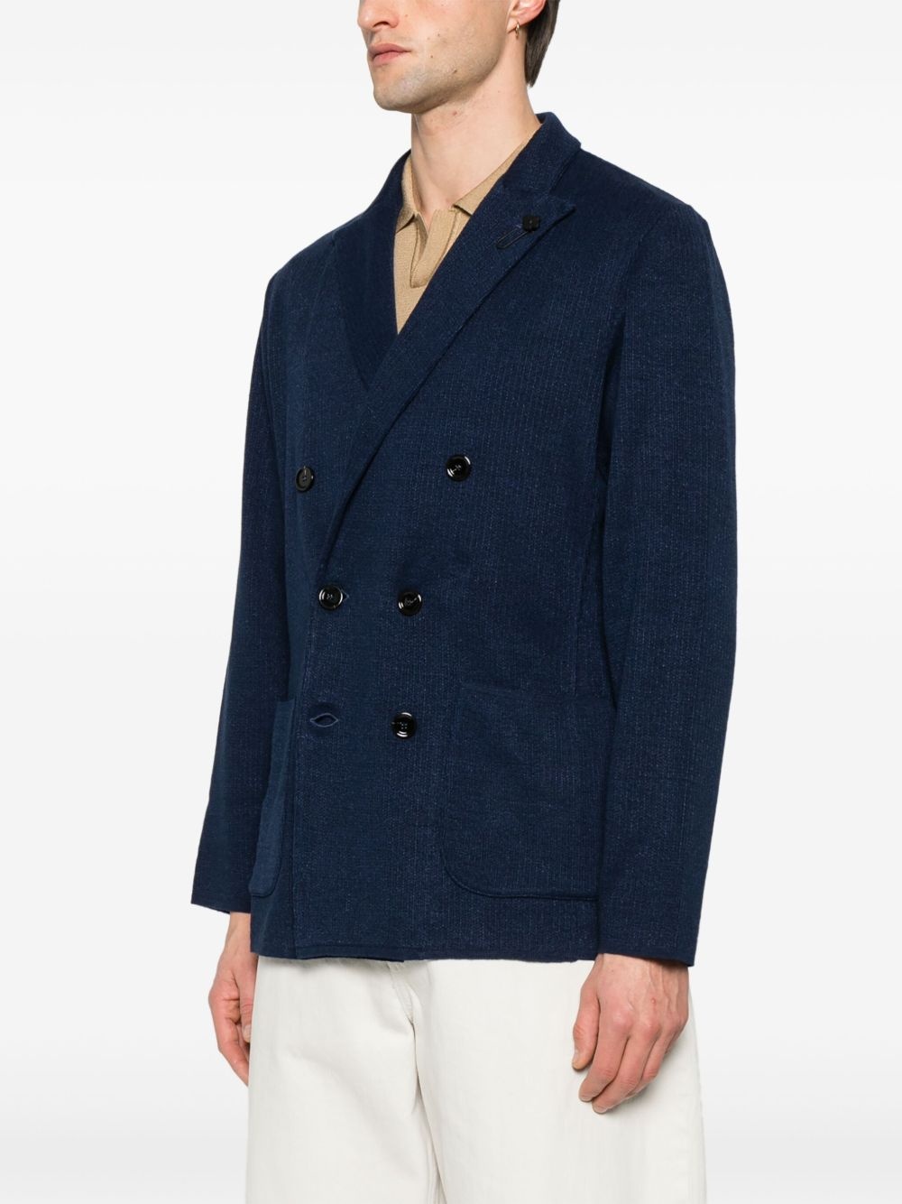 double-breasted blazer - 3