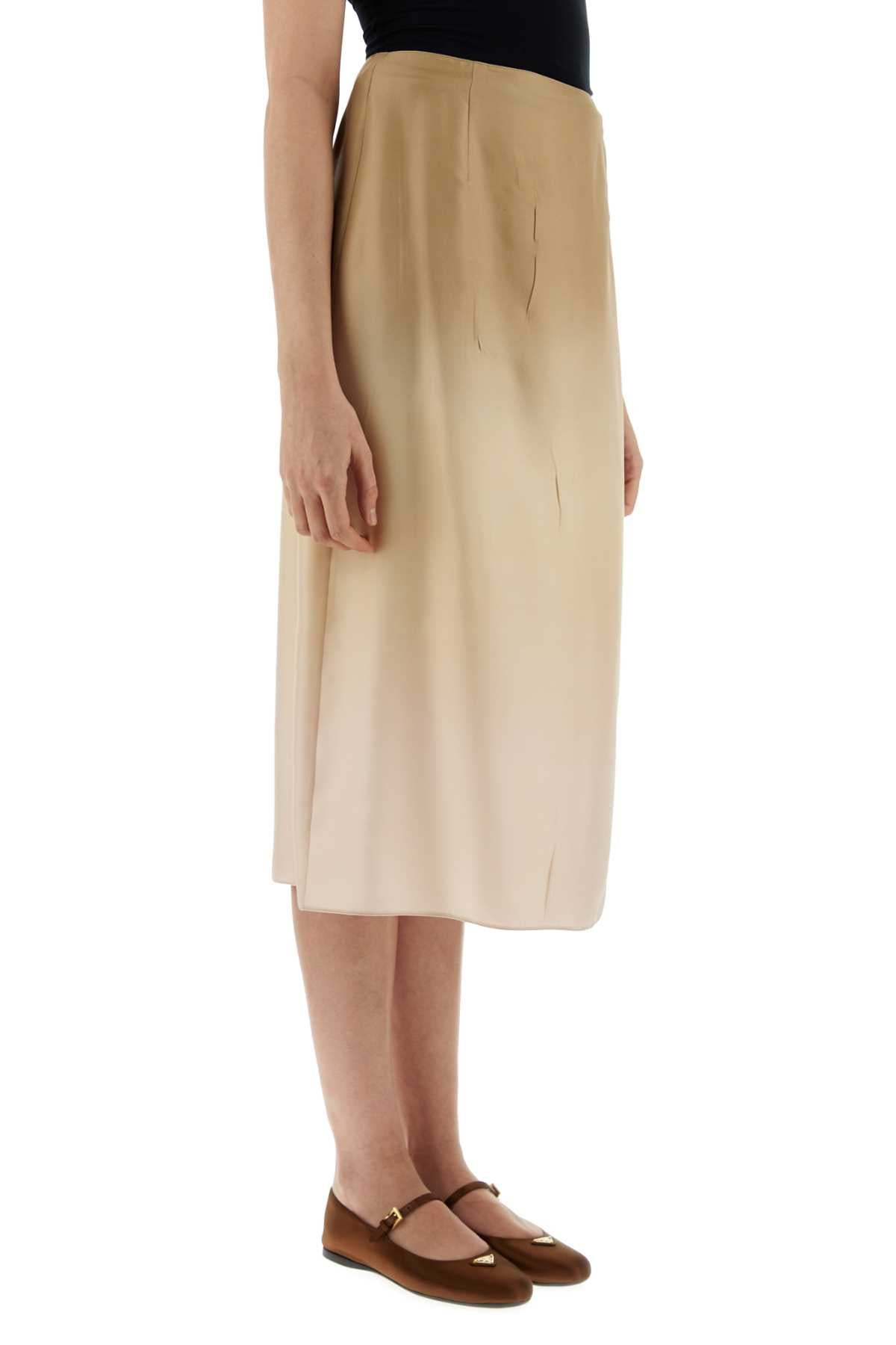 Prada Women Multicolor Silk Skirt - 3