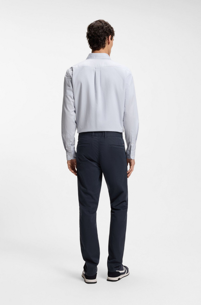 SLIM-FIT CHINOS IN PRINTED STRETCH-COTTON TWILL 4