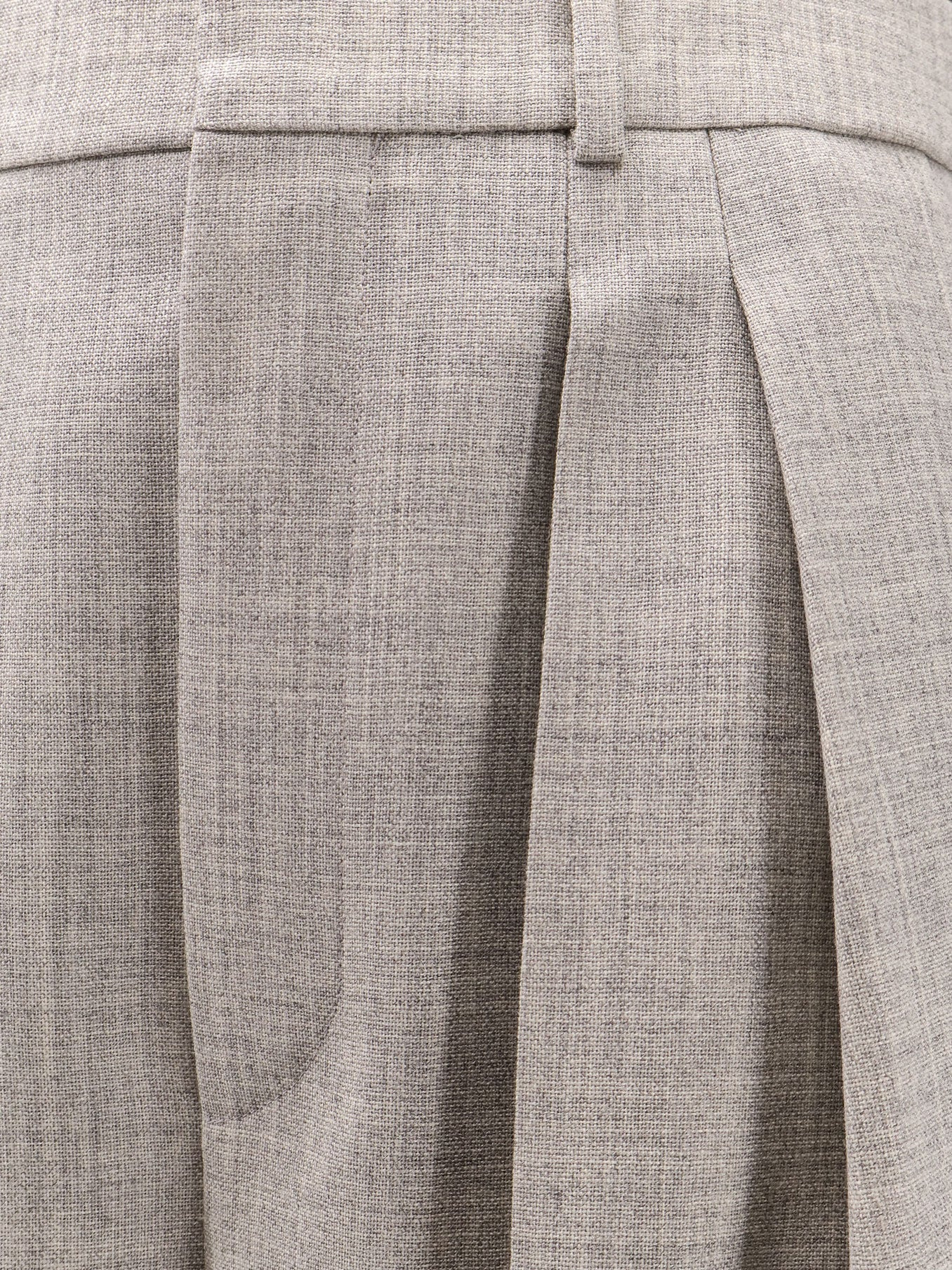 Certified Wool Trousers With Wide Leg - 6