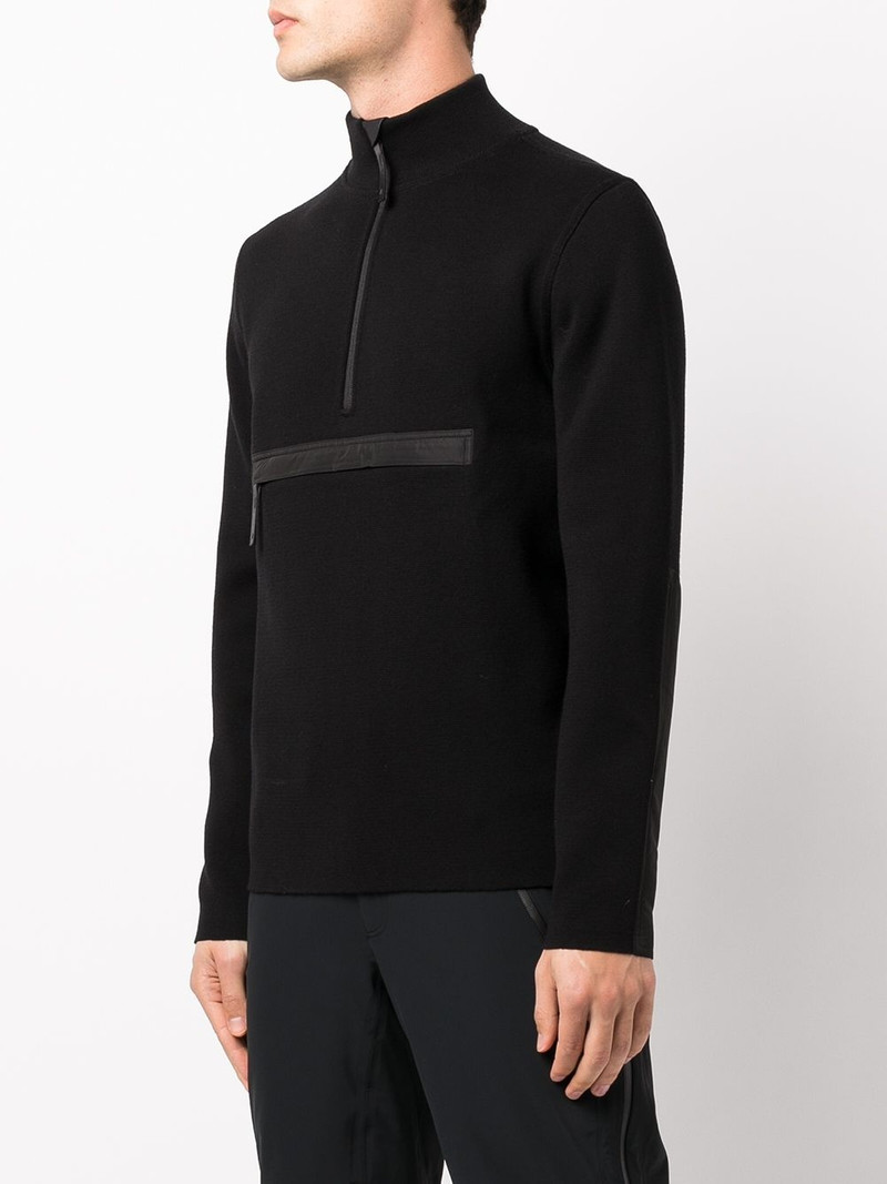 half-zip roll neck sweater 3