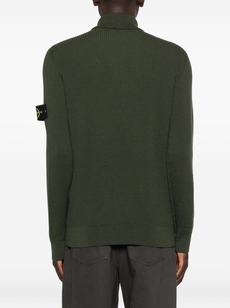 ribbed turtleneck sweater 4