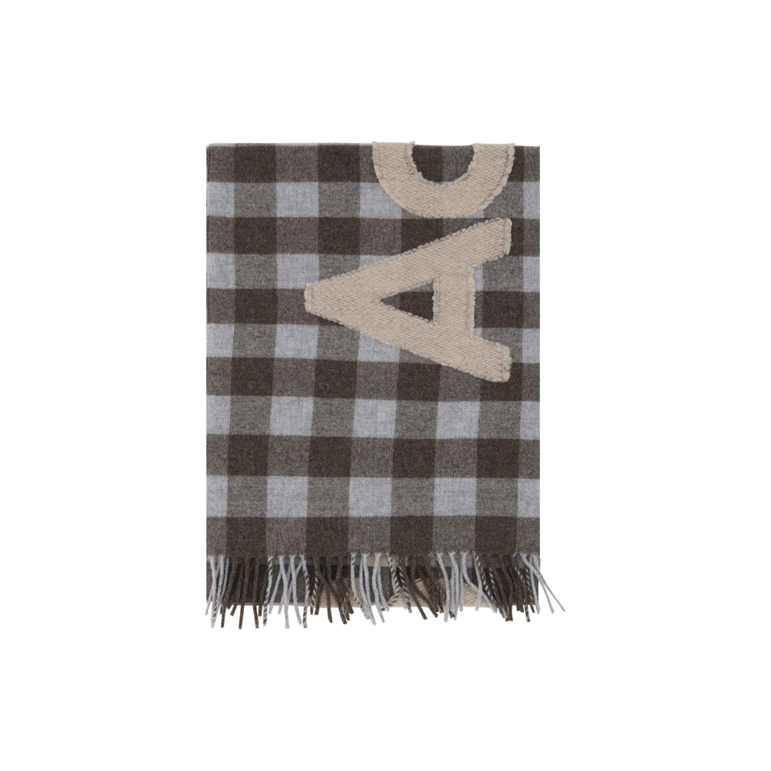 CHECK LOGO SCARF - 4