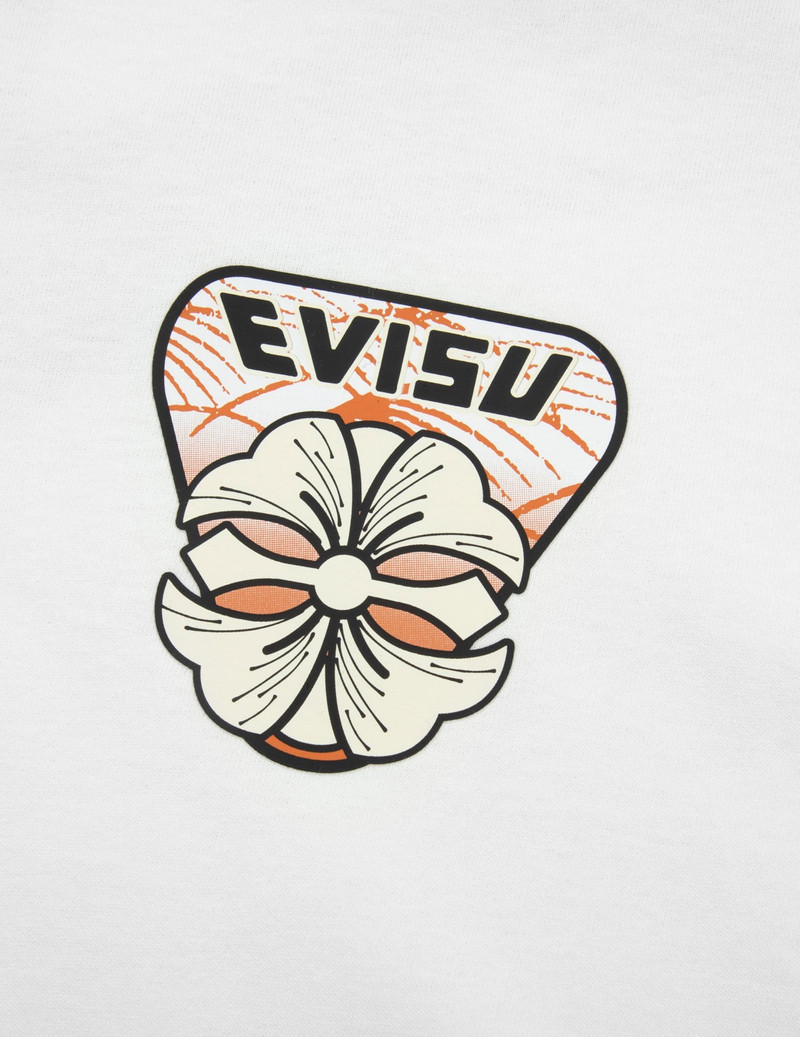 MULTI-HANAFUDA DARUMA AND DAICOCK PRINT LOOSE FIT T-SHIRT 7