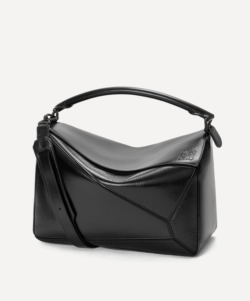 Large Puzzle Paper Calf Leather Bag 1