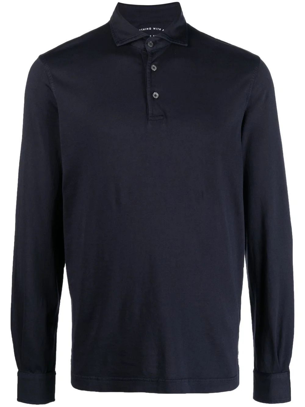 long-sleeved polo shirt - 1
