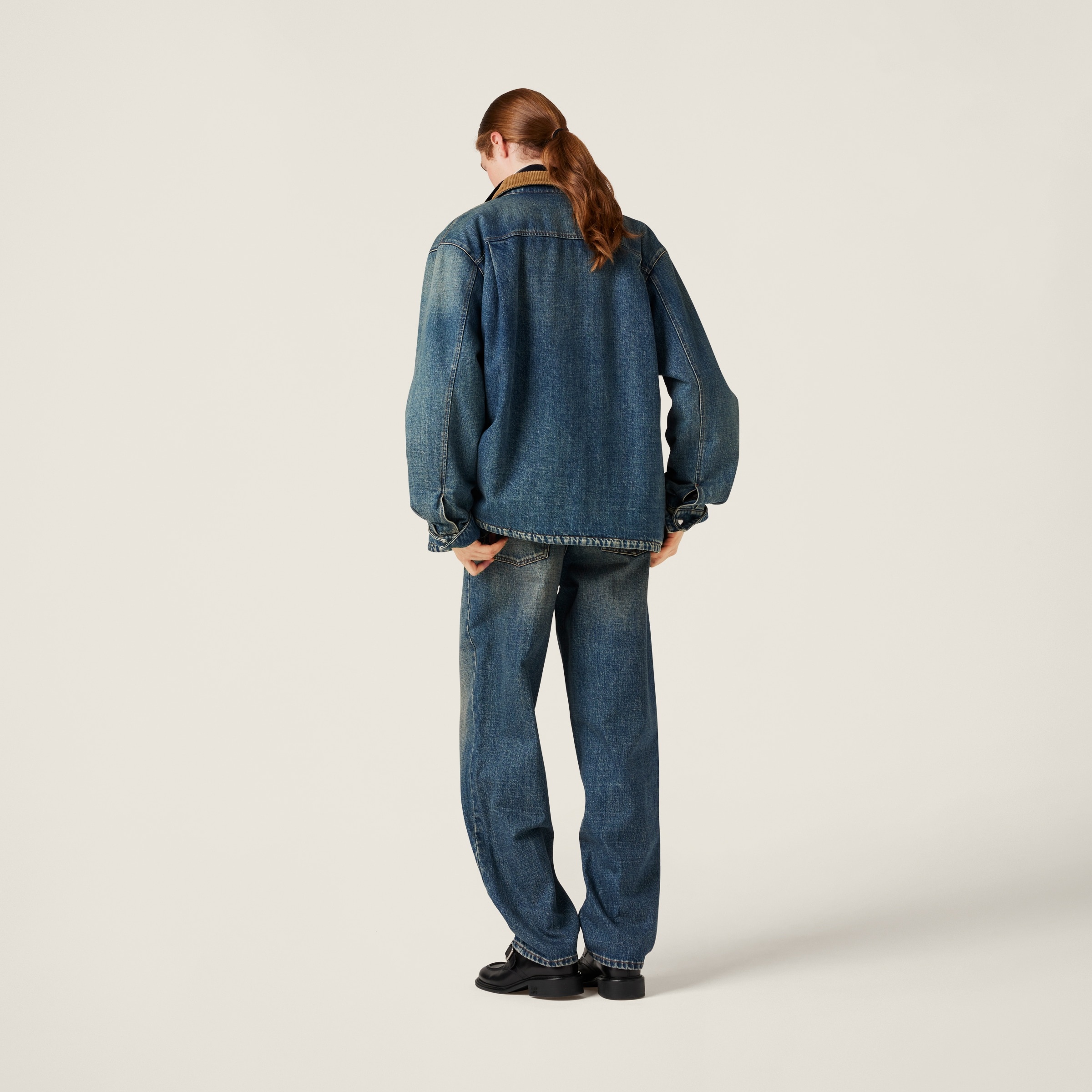 Denim down jacket - 3