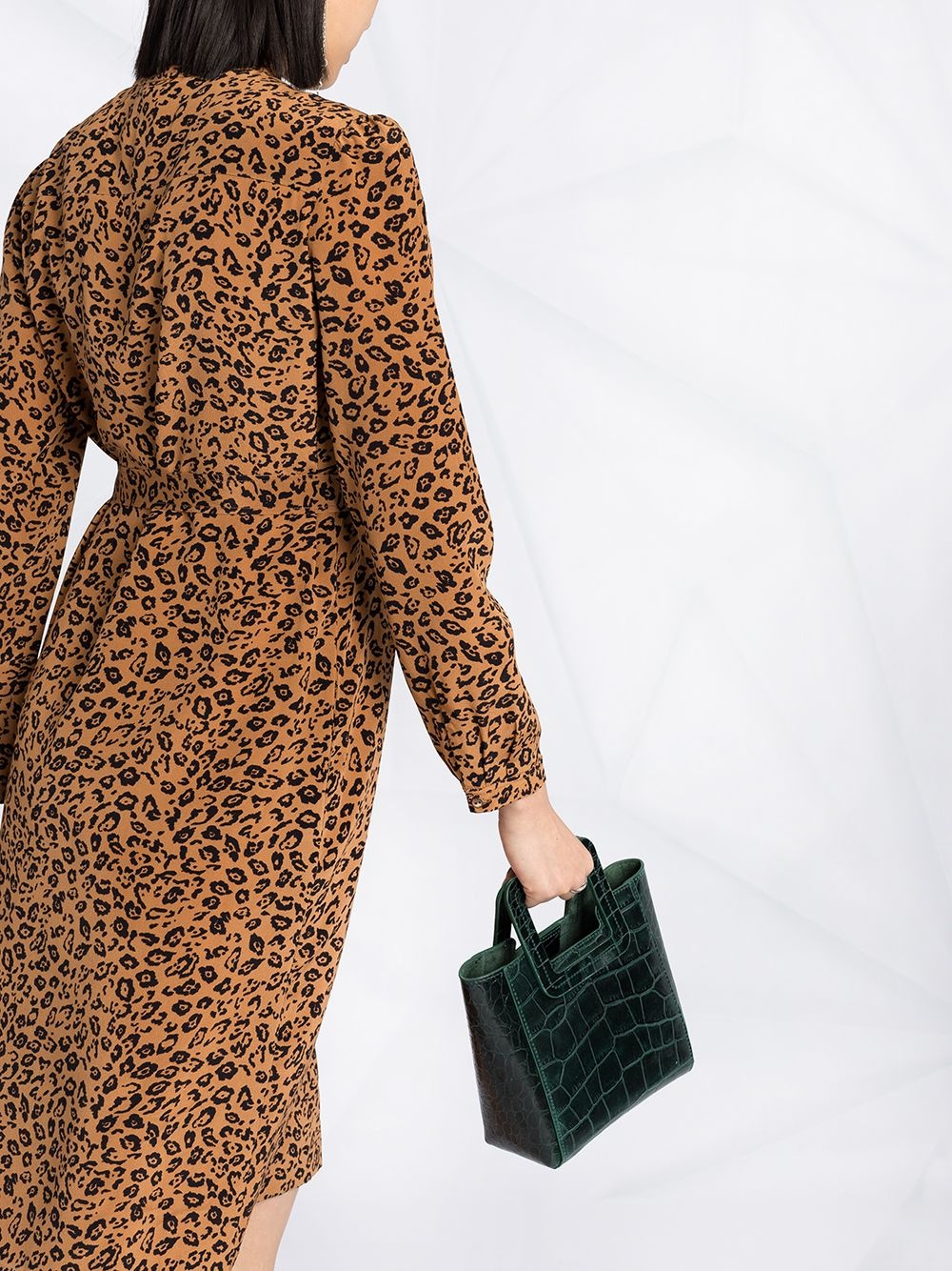 leopard-print A-line dress - 3