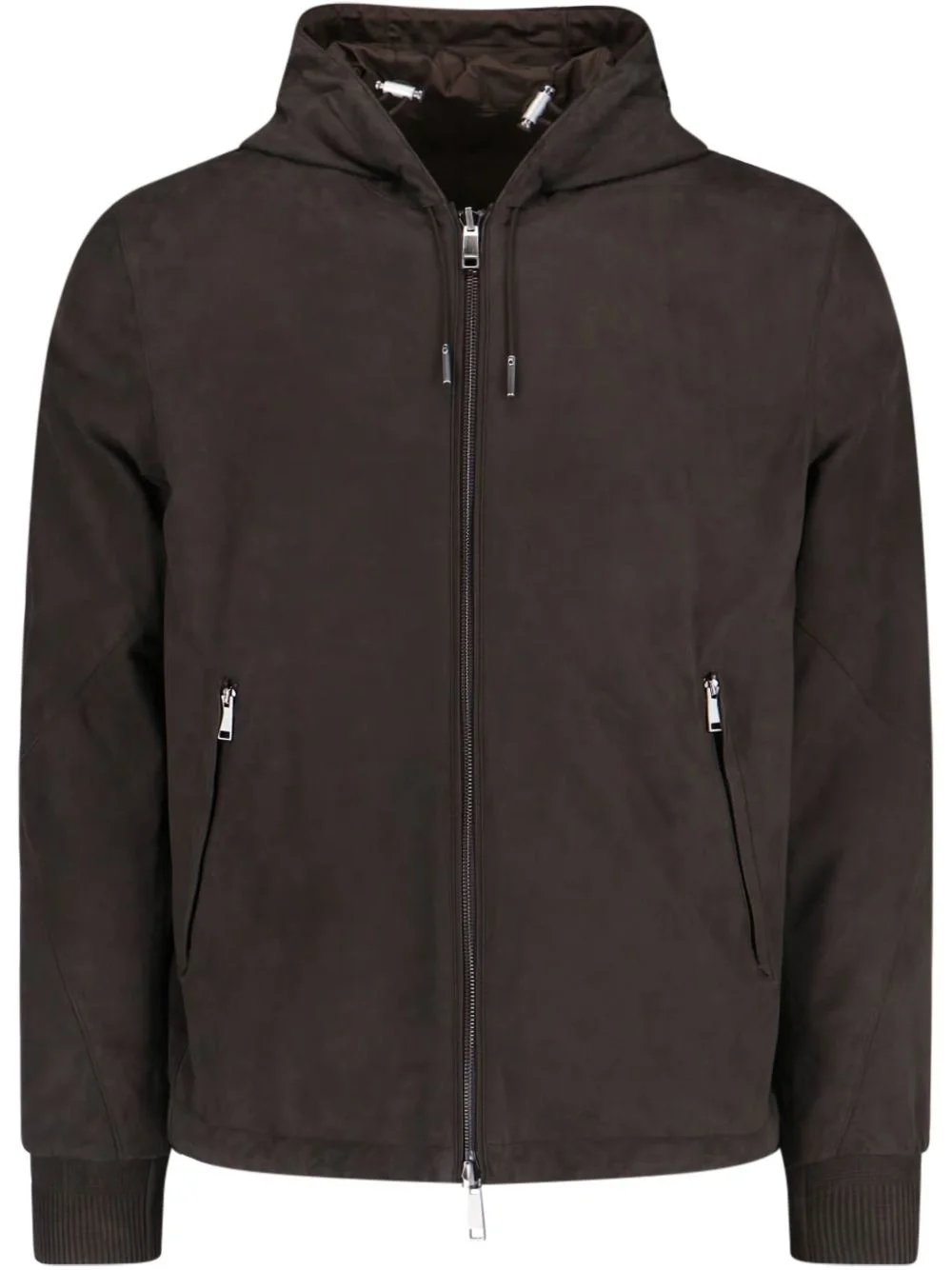 leather bomber jacket - 1