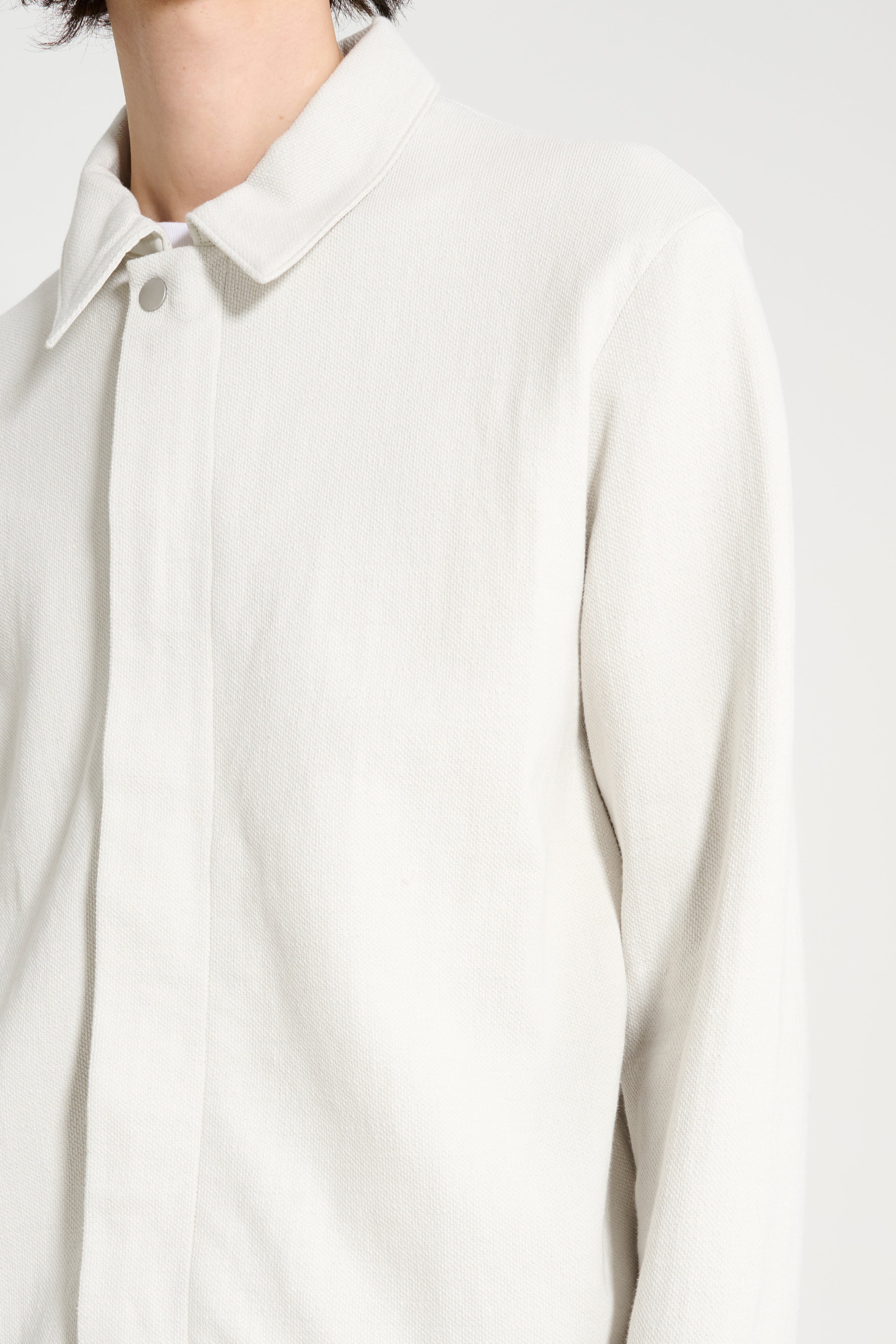 LADY WHITE CO. DOUBLE KNIT JACKET OFF WHITE - 5