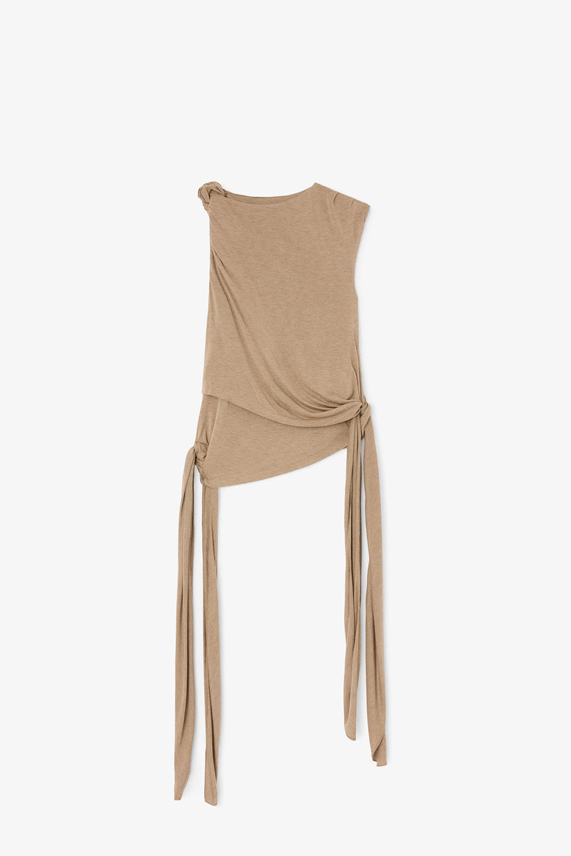 TOP IN BEIGE JERSEY 1