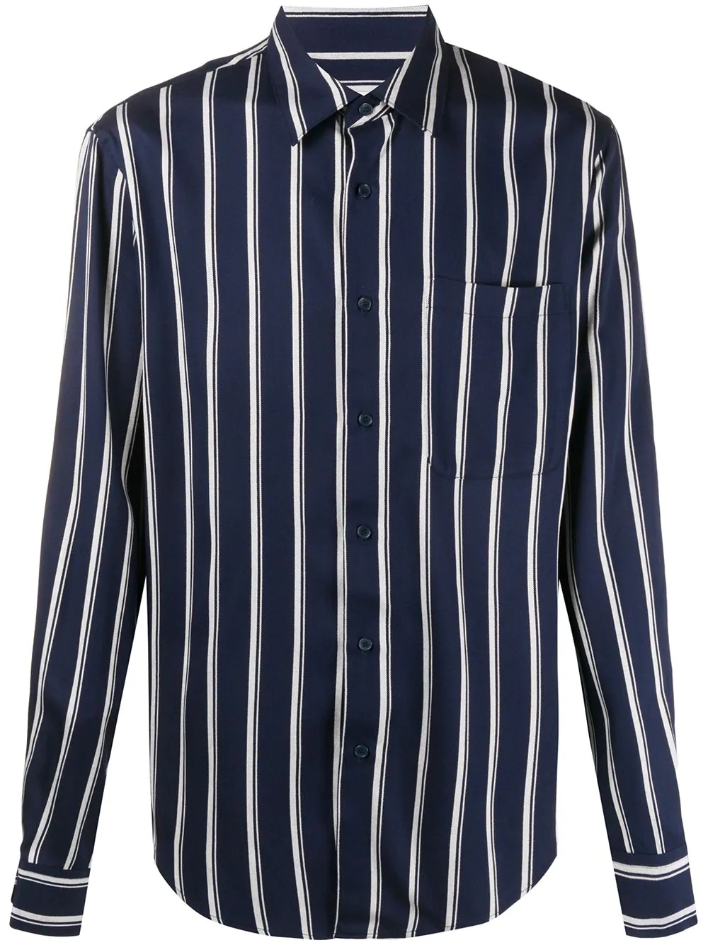 striped tailored shirt - 1