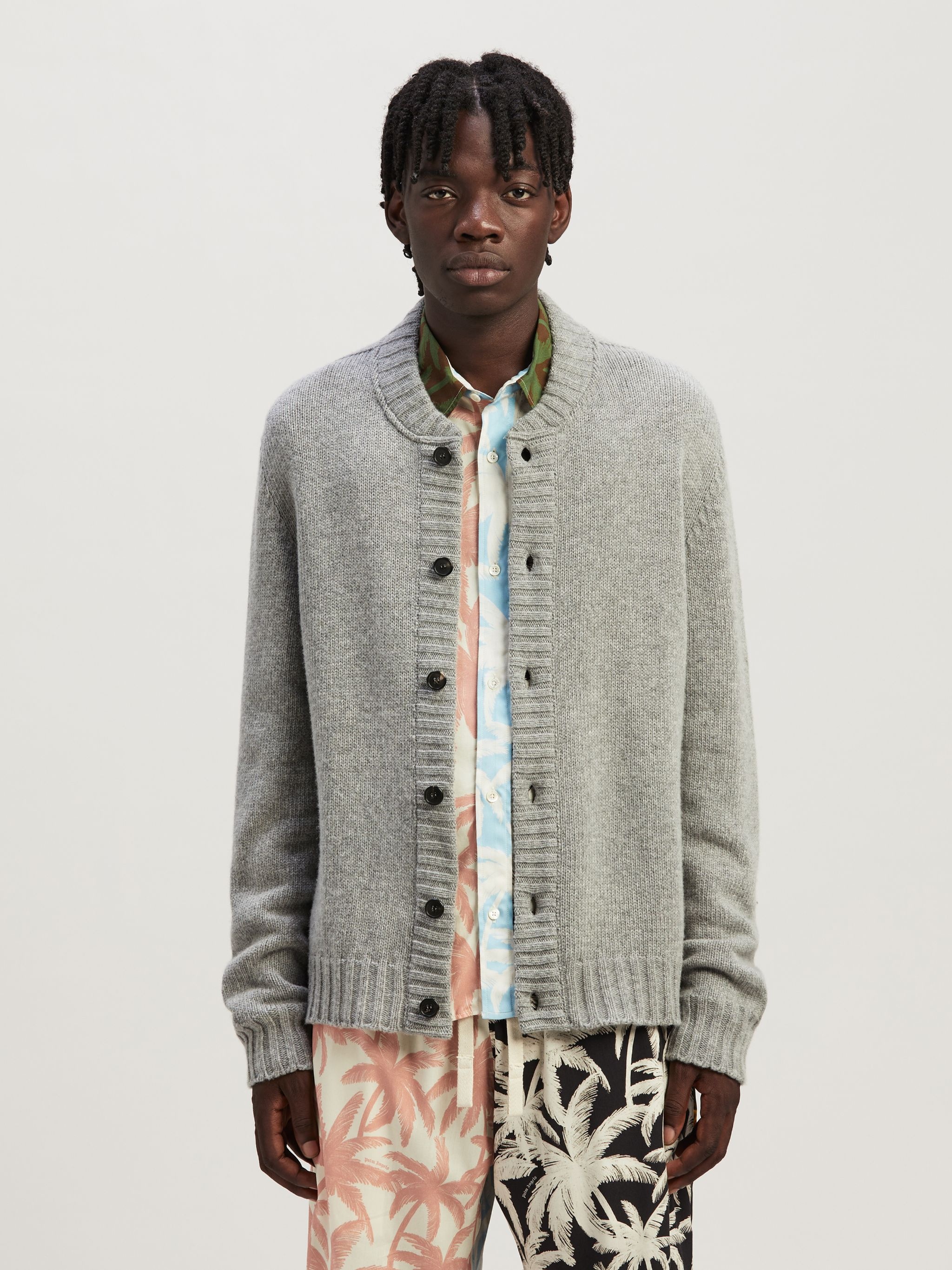 Curved Logo Cardigan - 3