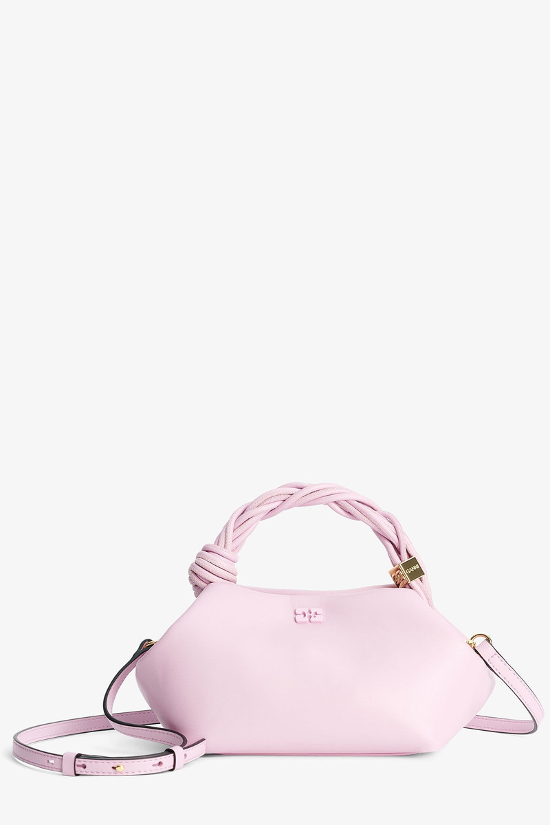LIGHT PINK SMALL GANNI BOU BAG 5