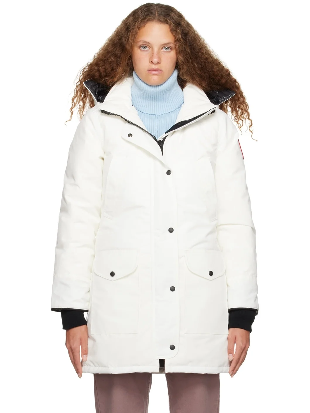 White Trillium Down Jacket - 1