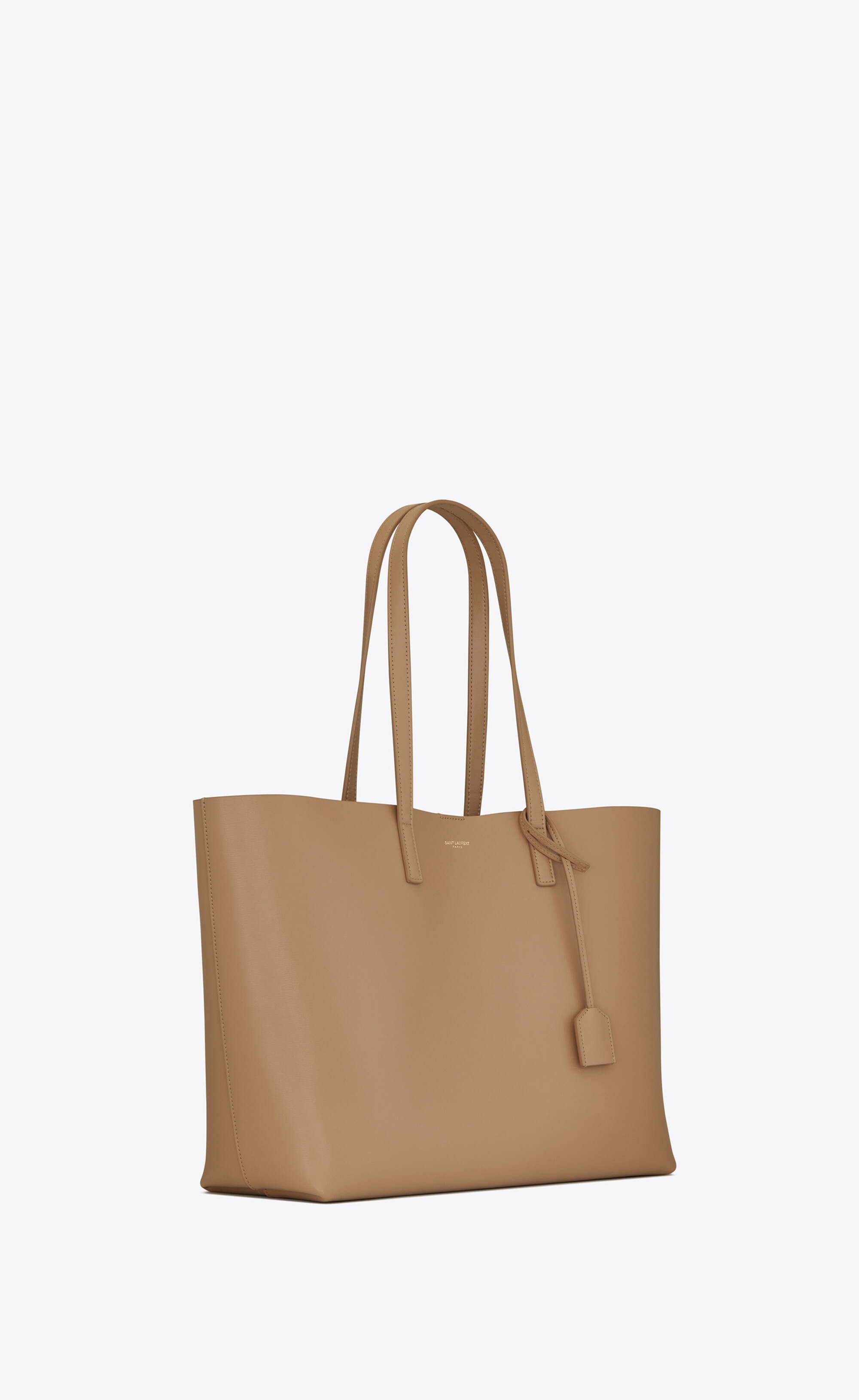 shopping bag saint laurent e/w in supple leather - 6