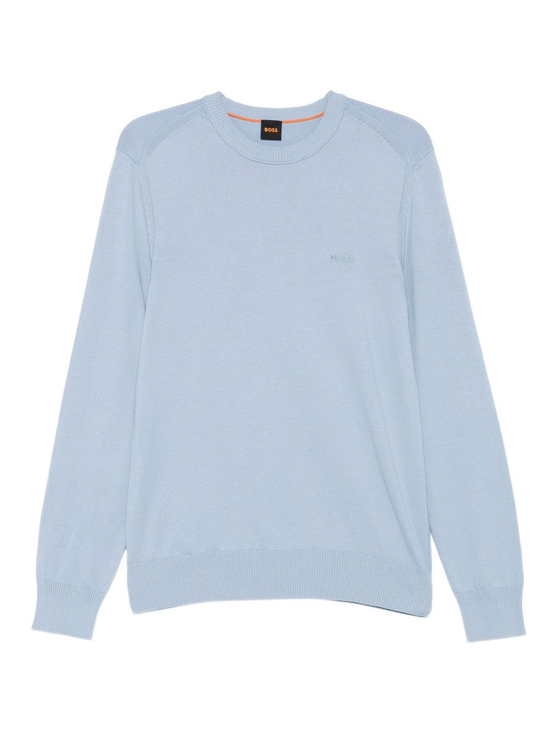 crew-neck logo sweater 1