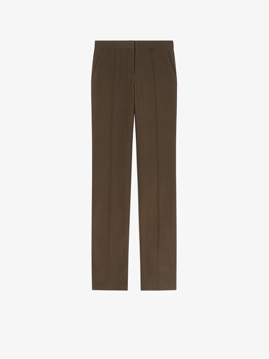 HIGH-WAISTED SHORT PANTS IN WOOL - 1