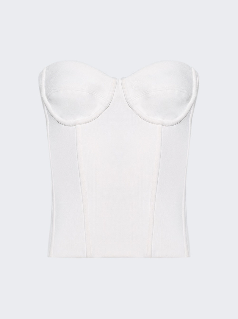 Semi Matte Bustier Off White 1