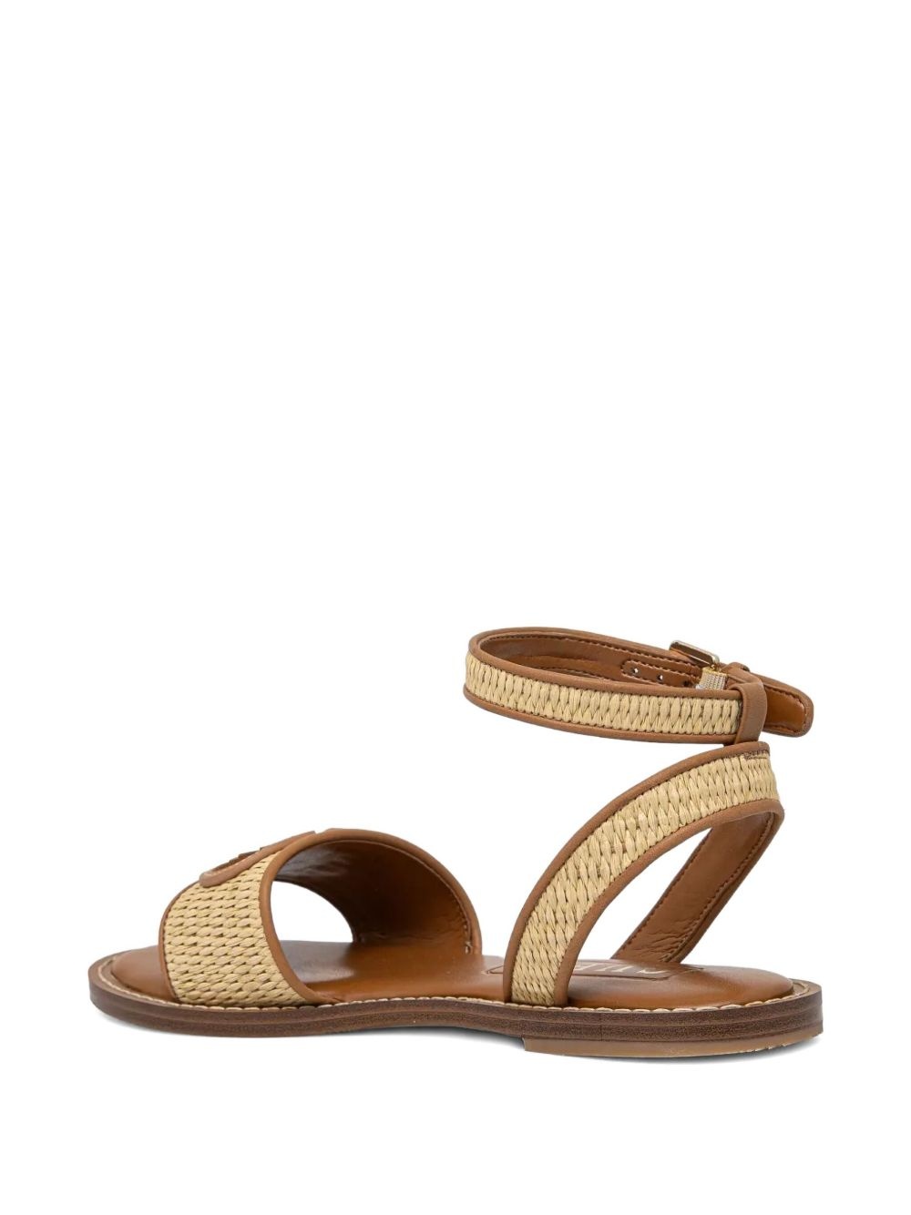 braided-strap flat sandals - 3
