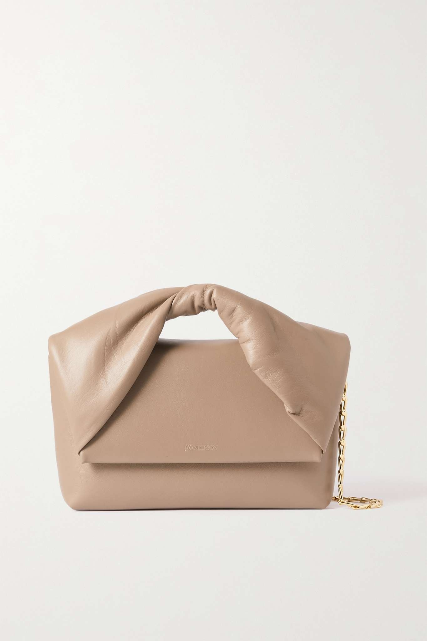 Twister leather shoulder bag - 1