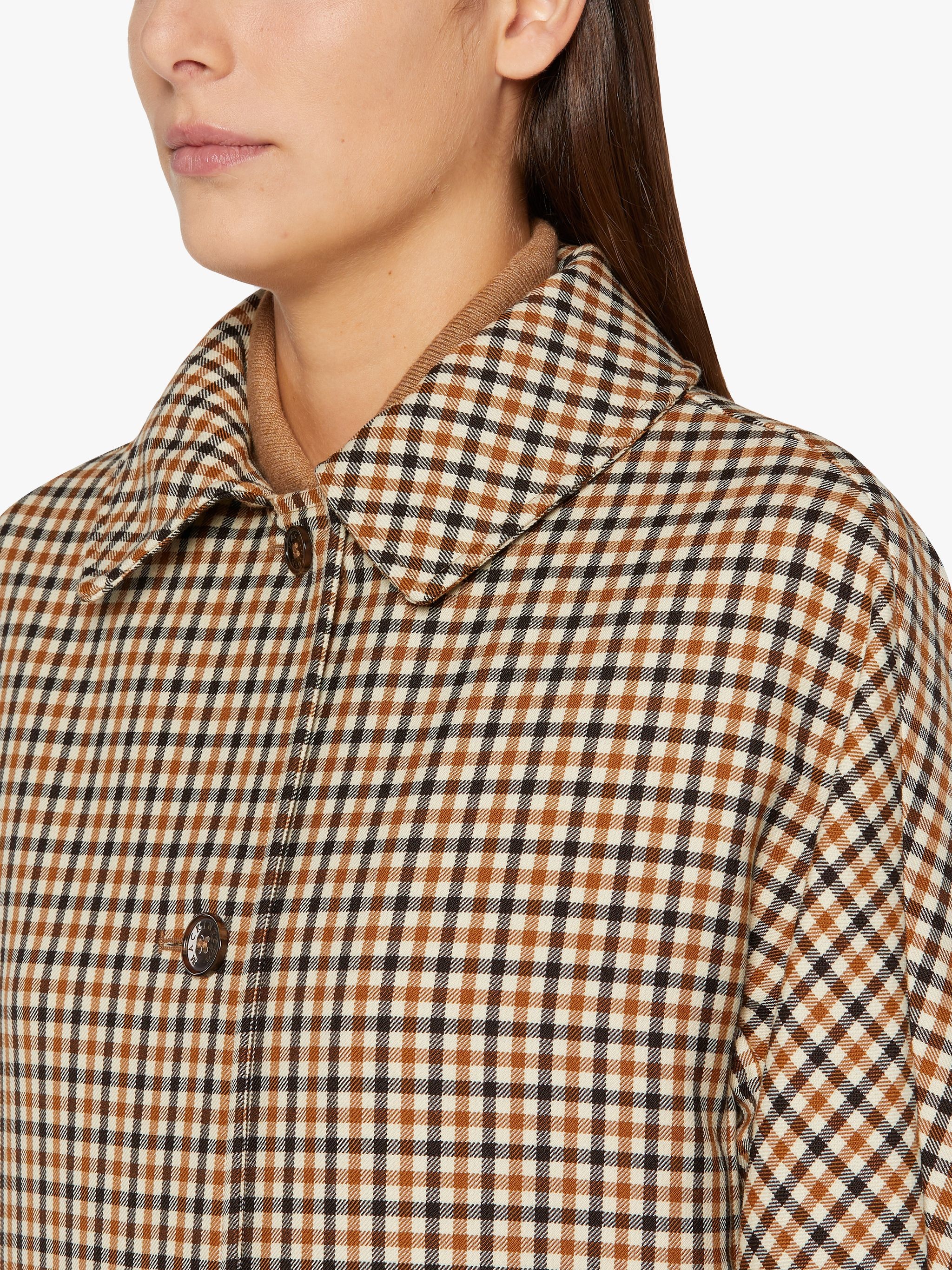 FAIRLIE BROWN SHEPARD CHECK WOOL OVERCOAT | LMC-008 - 5