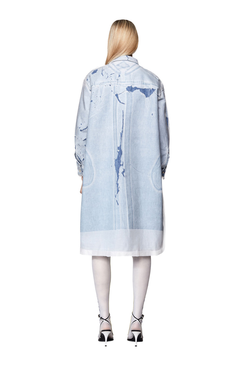 흥분 denim 셔츠 드레스 3