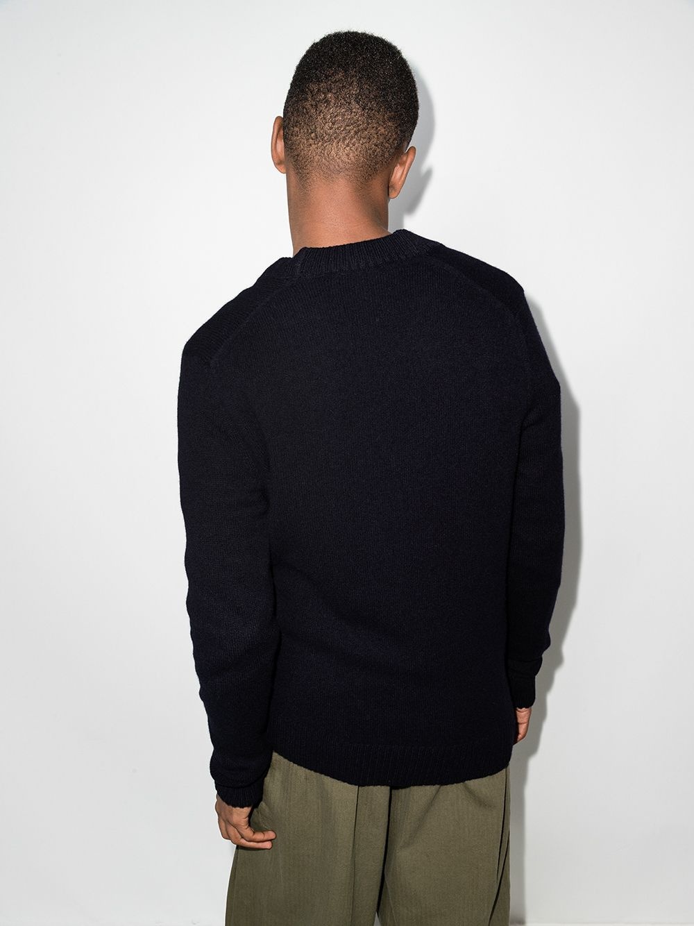 Fox Patch V-neck cardigan - 3