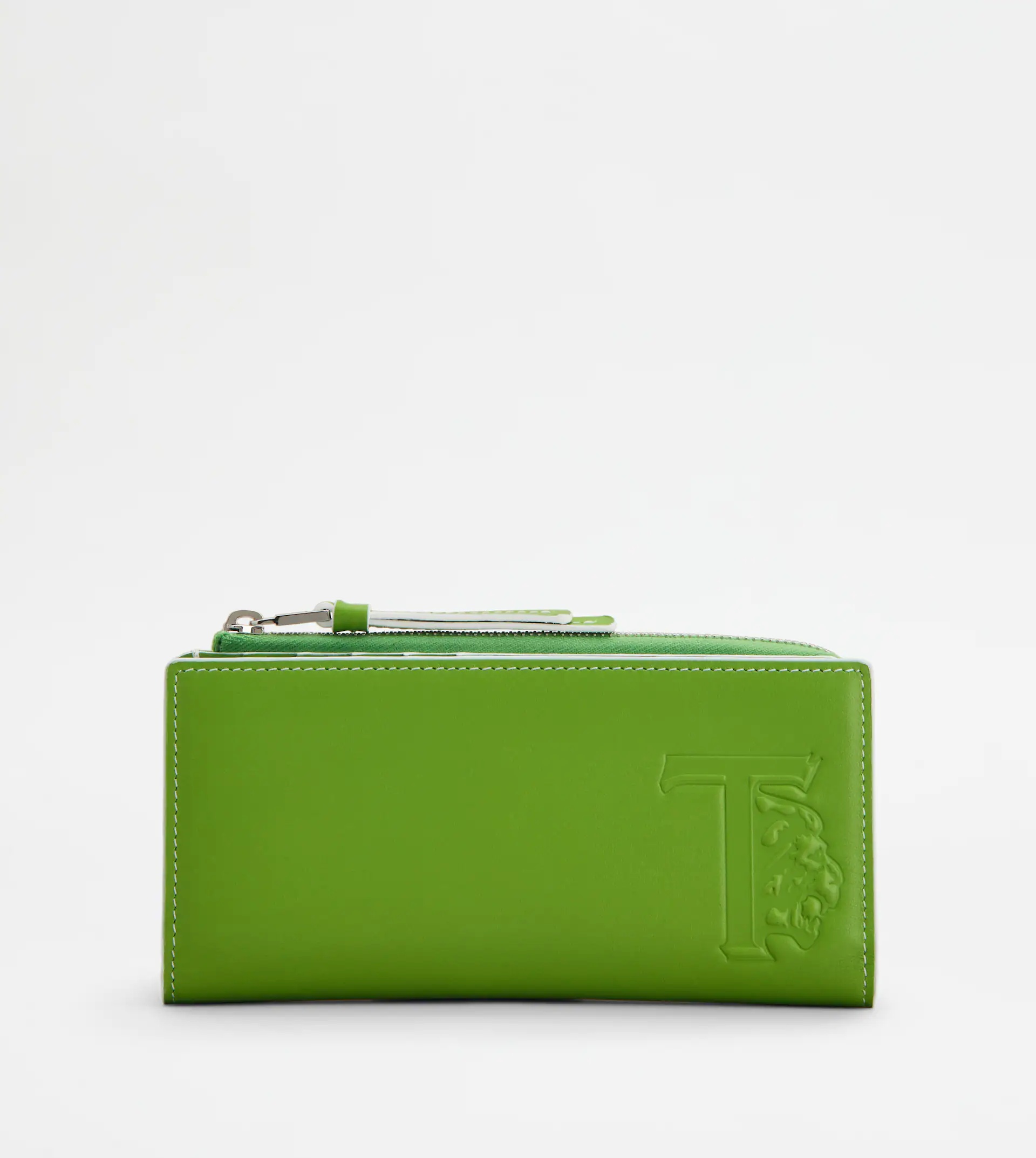 WALLET IN LEATHER - GREEN - 1