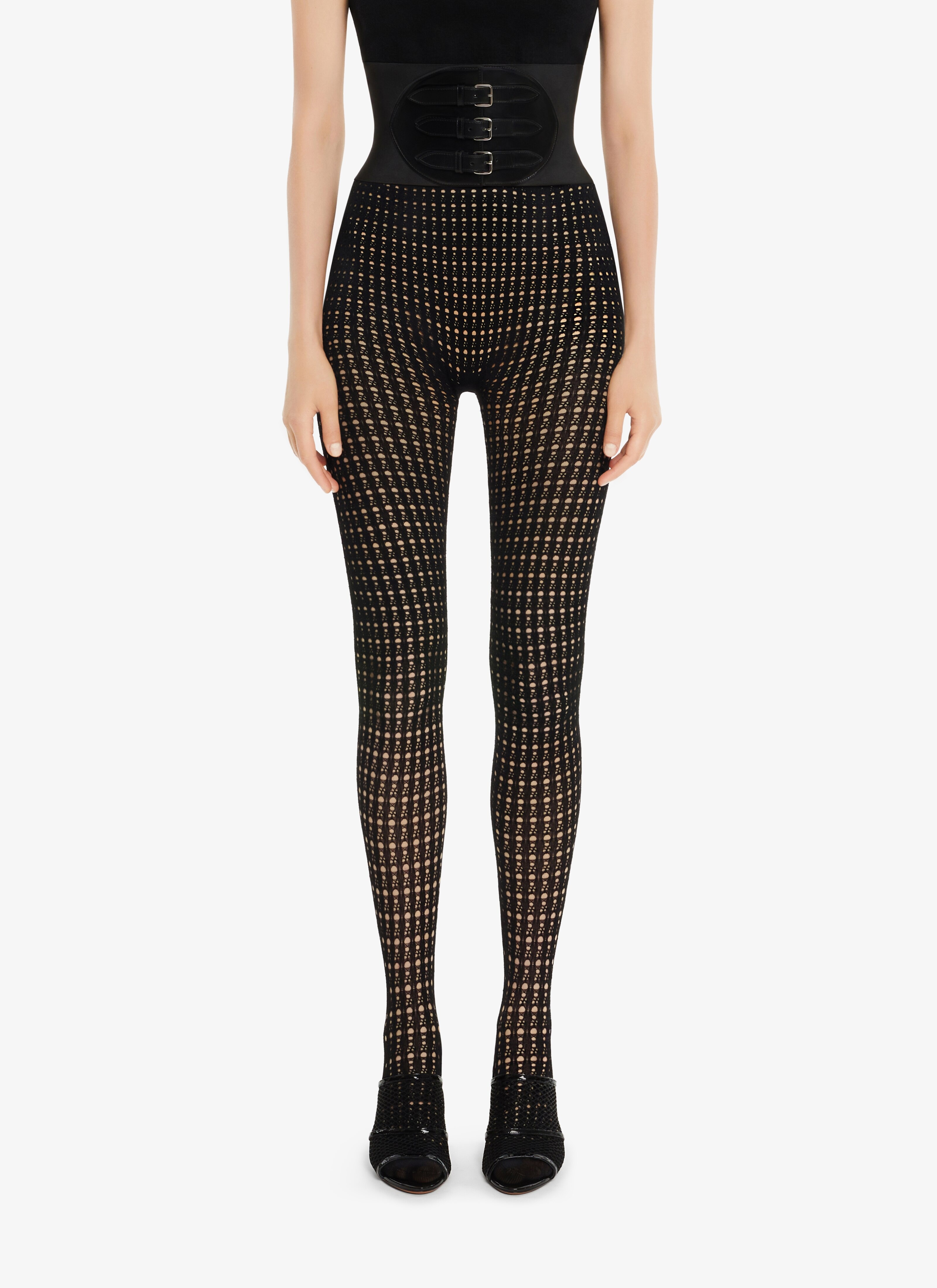 VIENNE LACE TIGHTS - 2