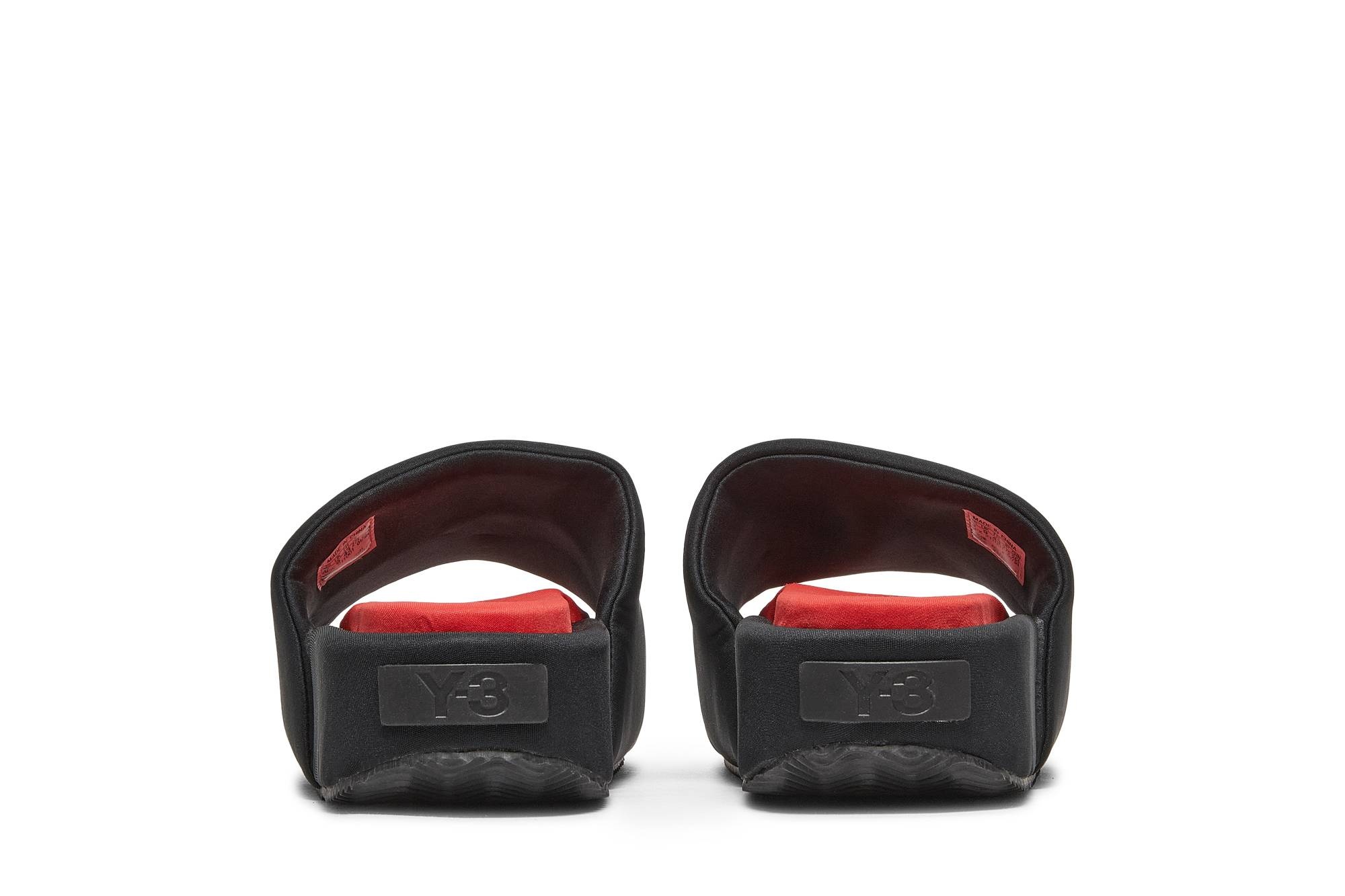 Y-3 Slide 'Black Red' - 6