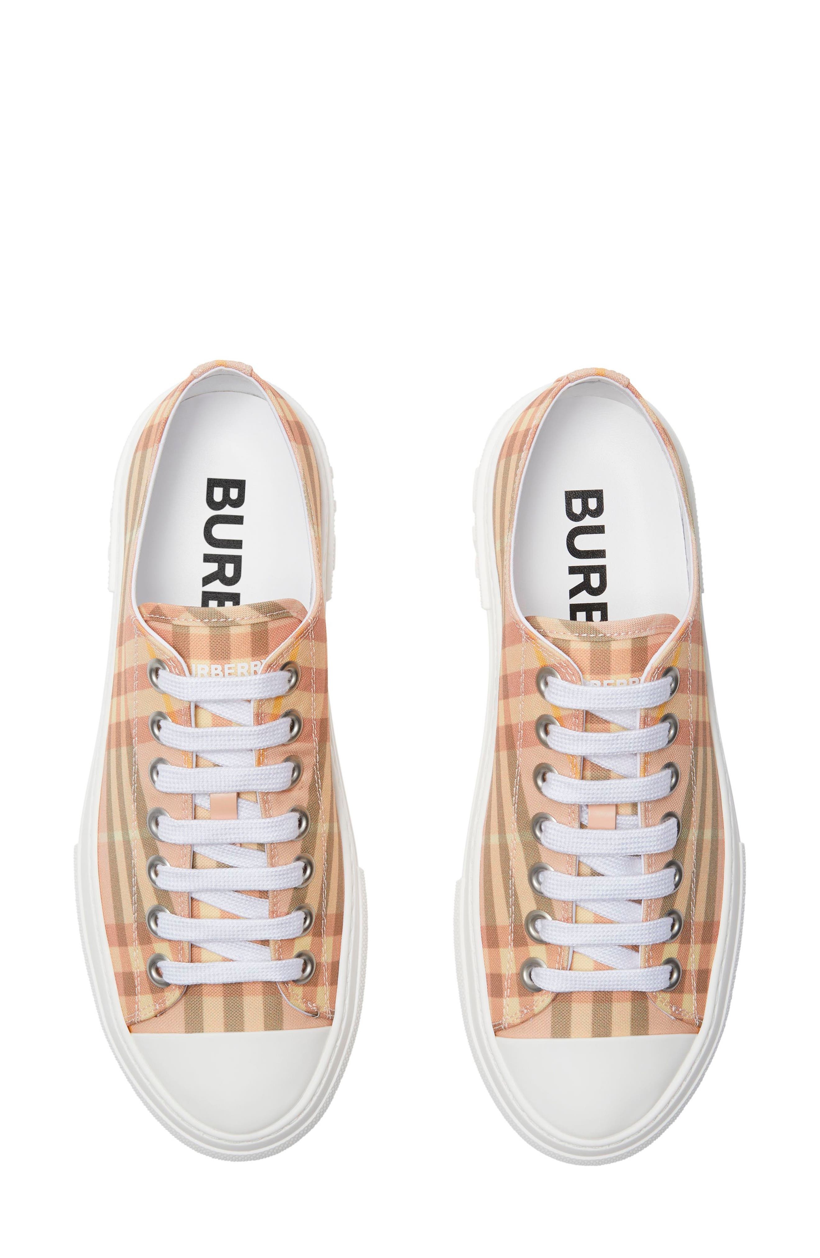 burberry Jack Check Platform Sneaker in Teacup Ip Check at Nordstrom - 3