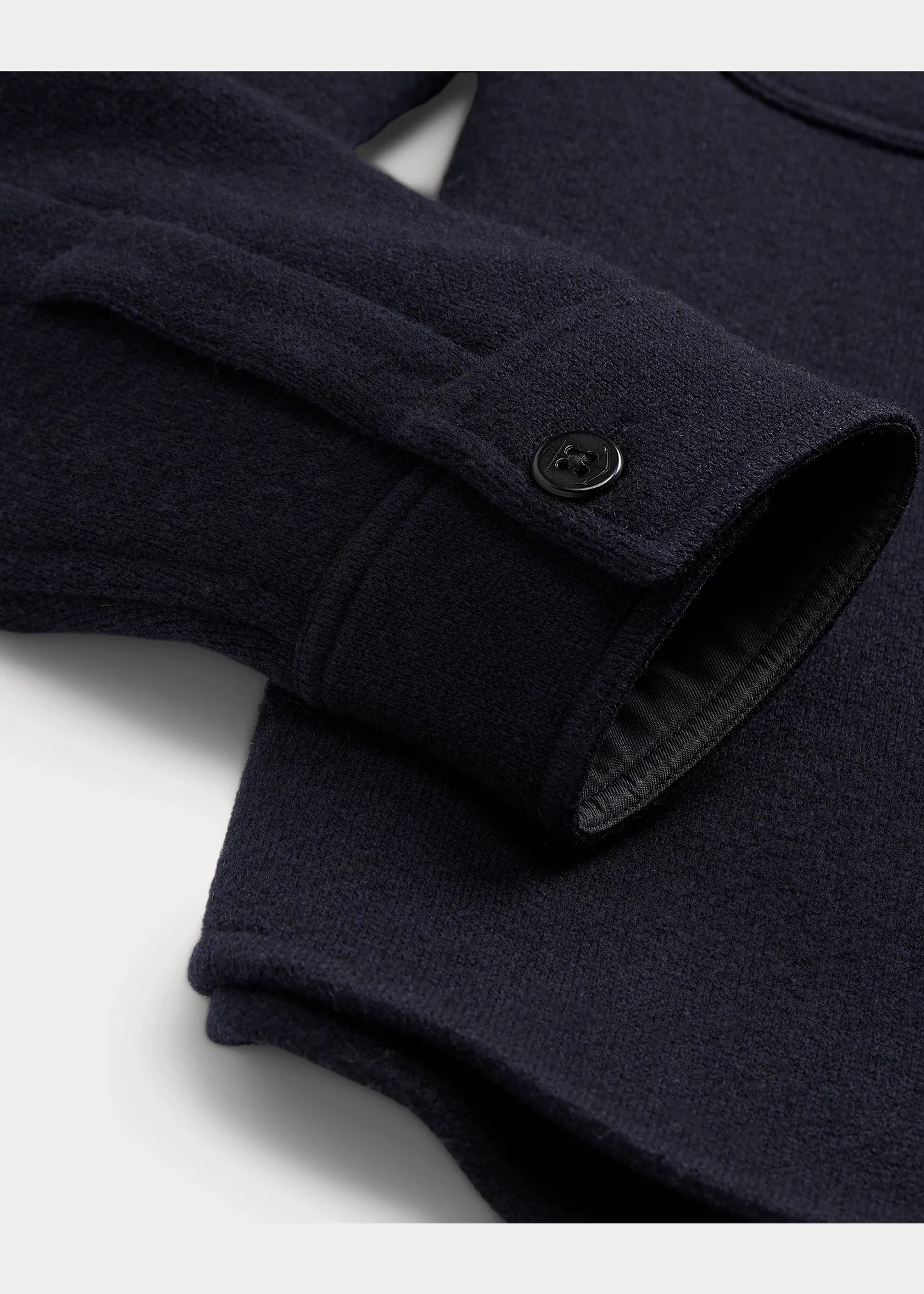 Birdseye Jacquard Wool Workshirt Sweater - 5