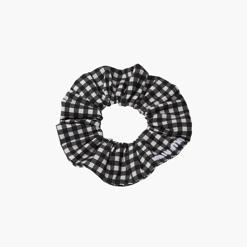 Printed faille scrunchie - 5