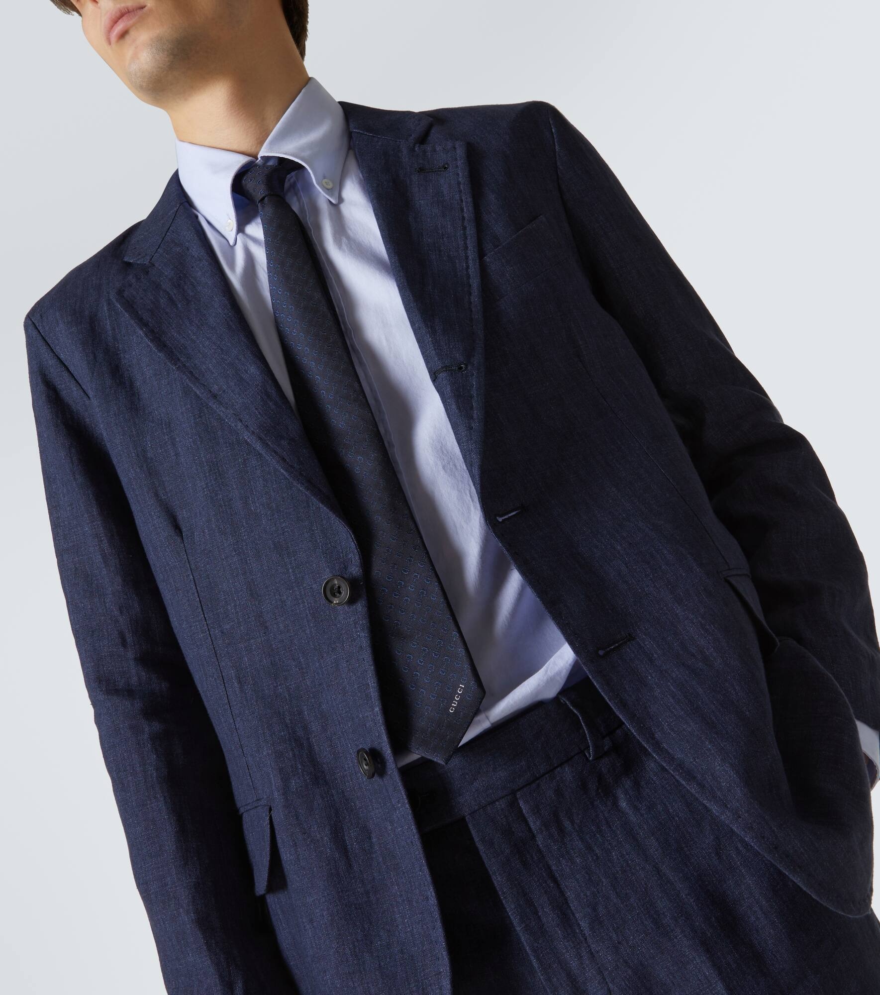 Linen blazer - 5