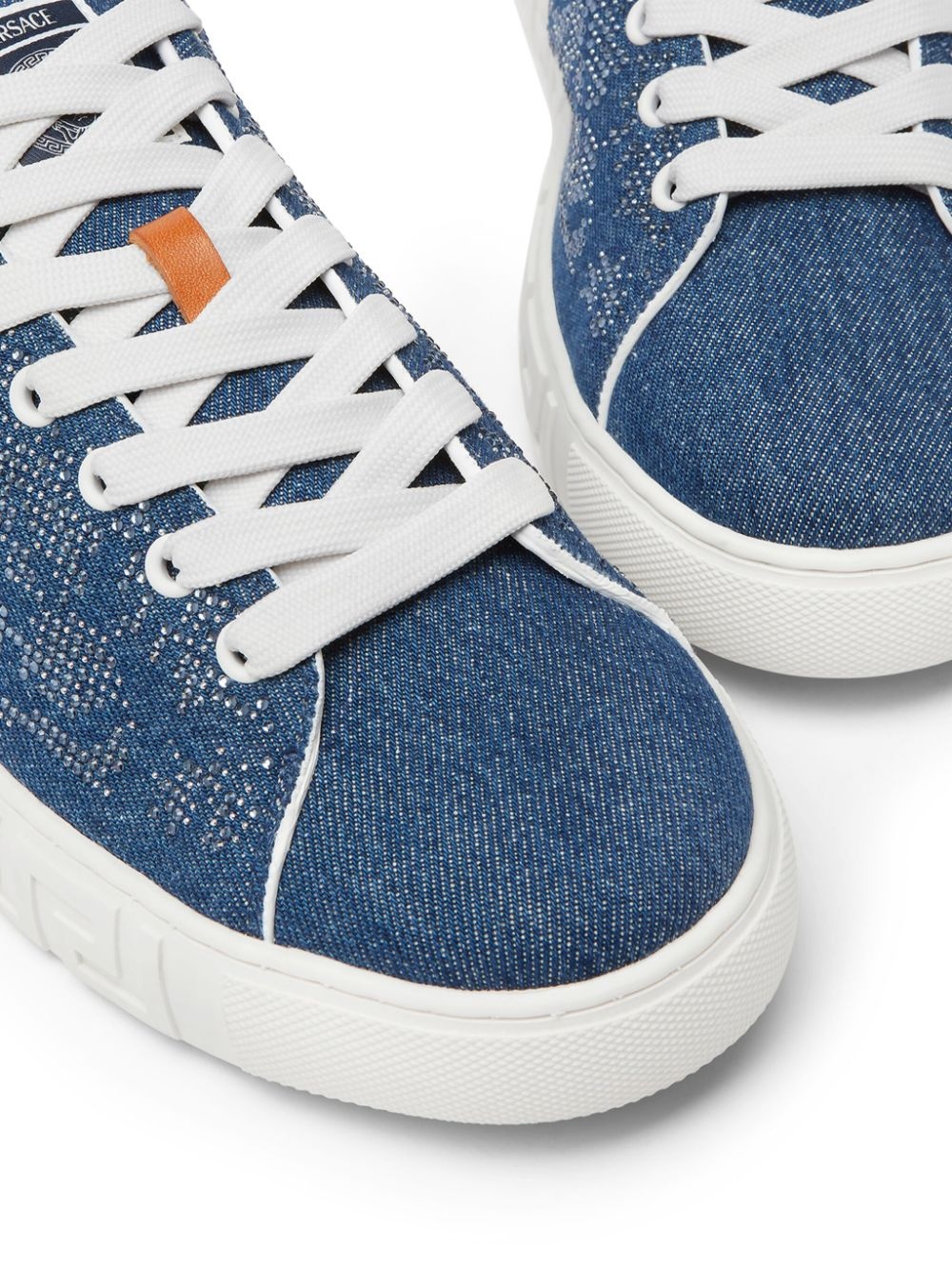 Greca denim sneakers - 4