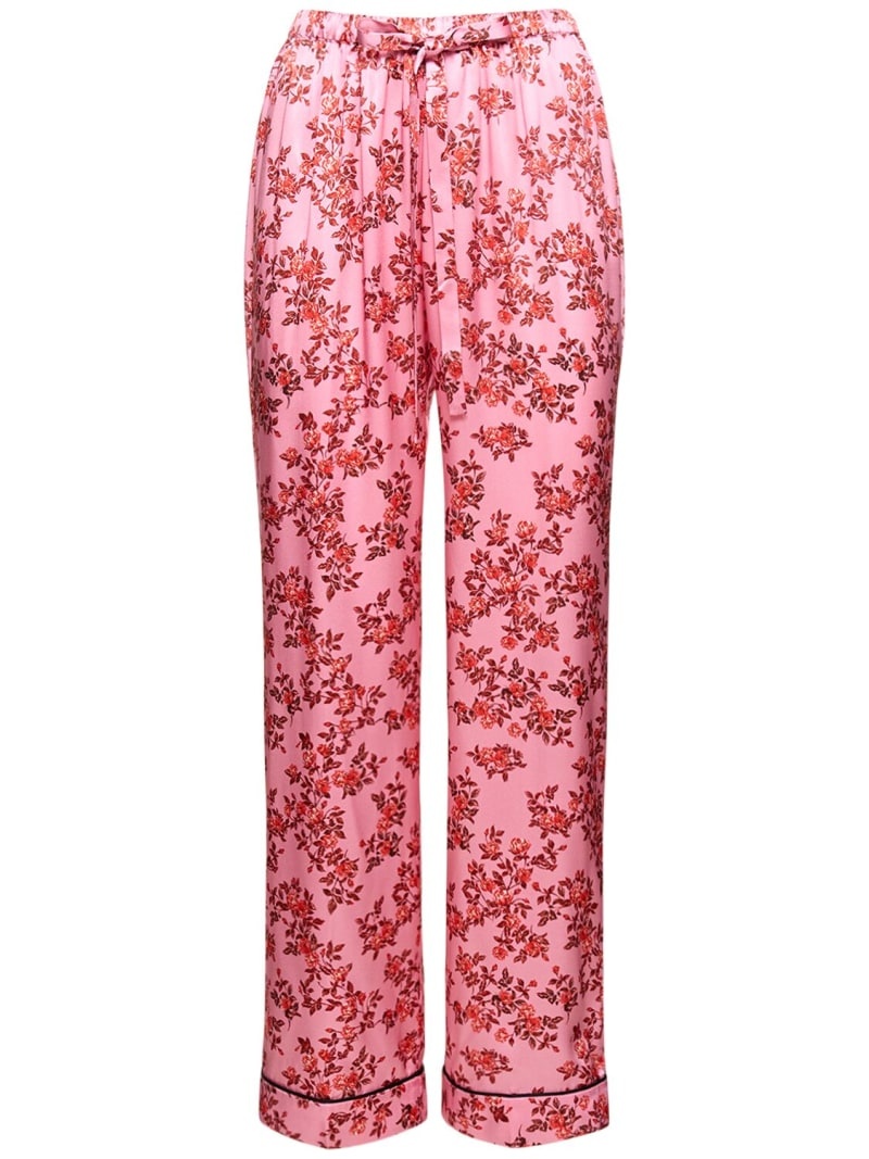 Ithaca printed silk pajama pants - 1