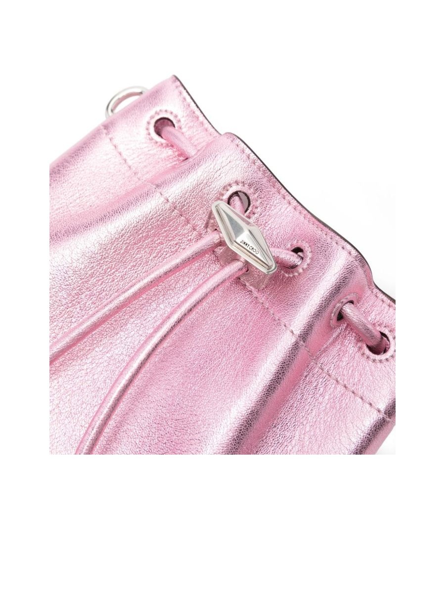 Metallic Leather Clutch - 4