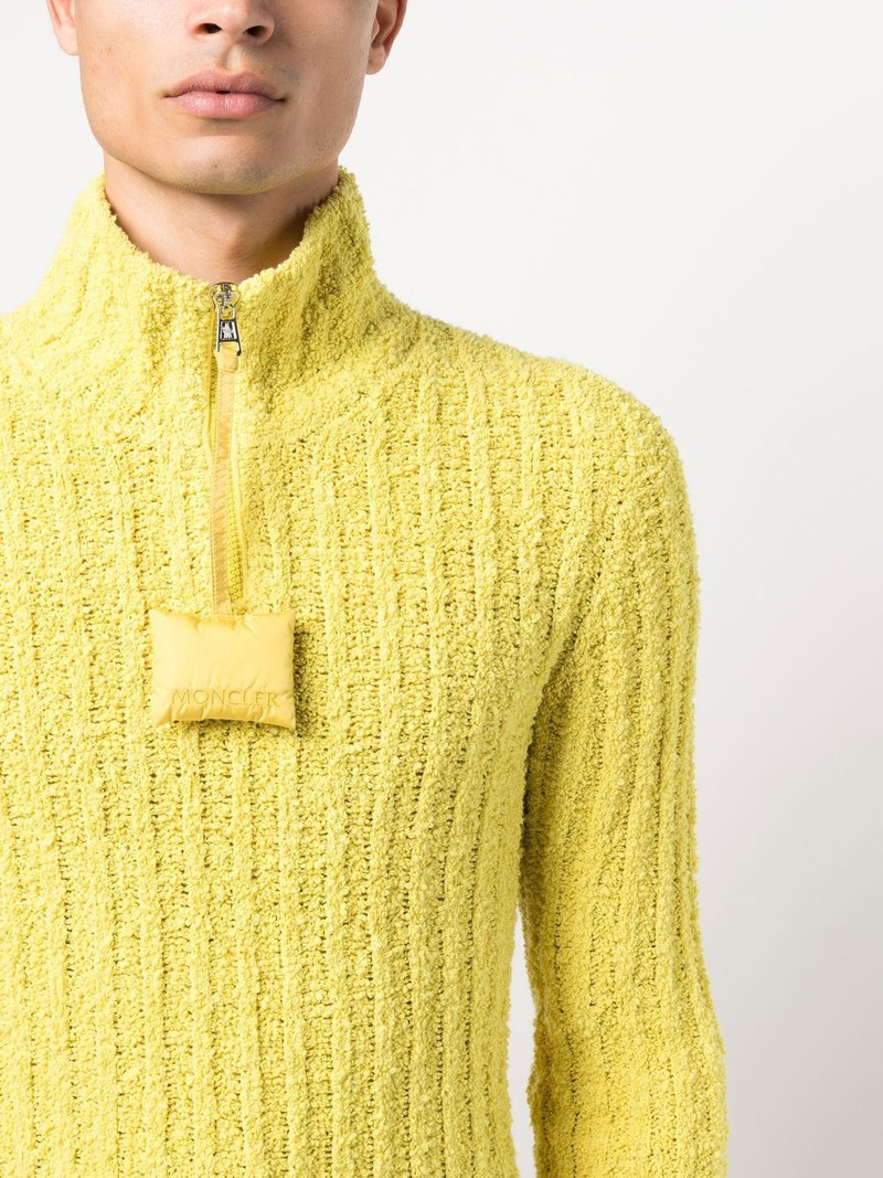 ribbed high neck jumper 5