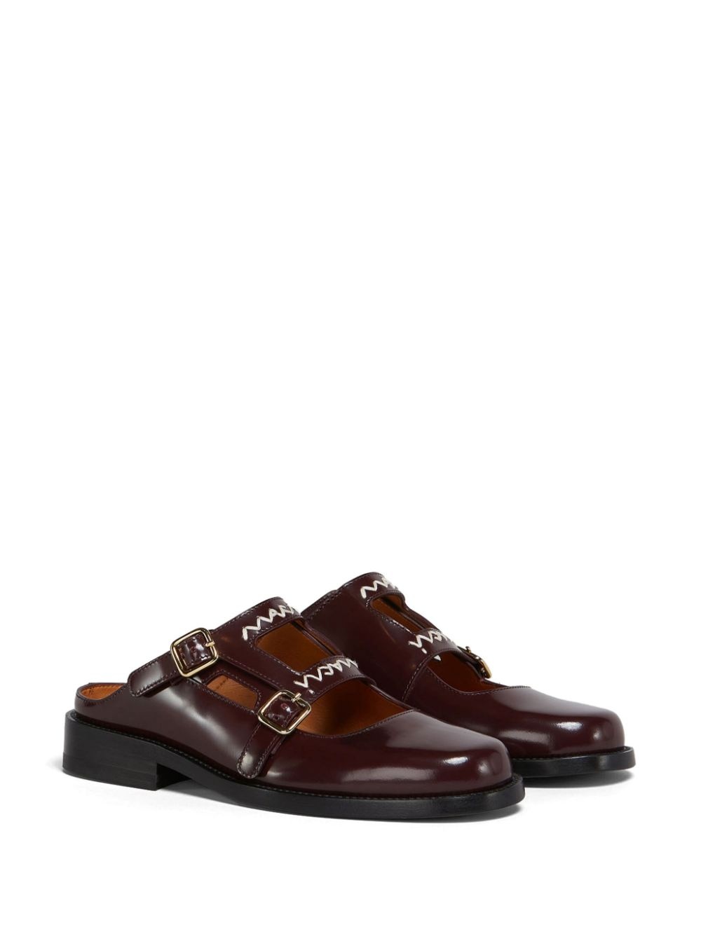 leather mules - 2